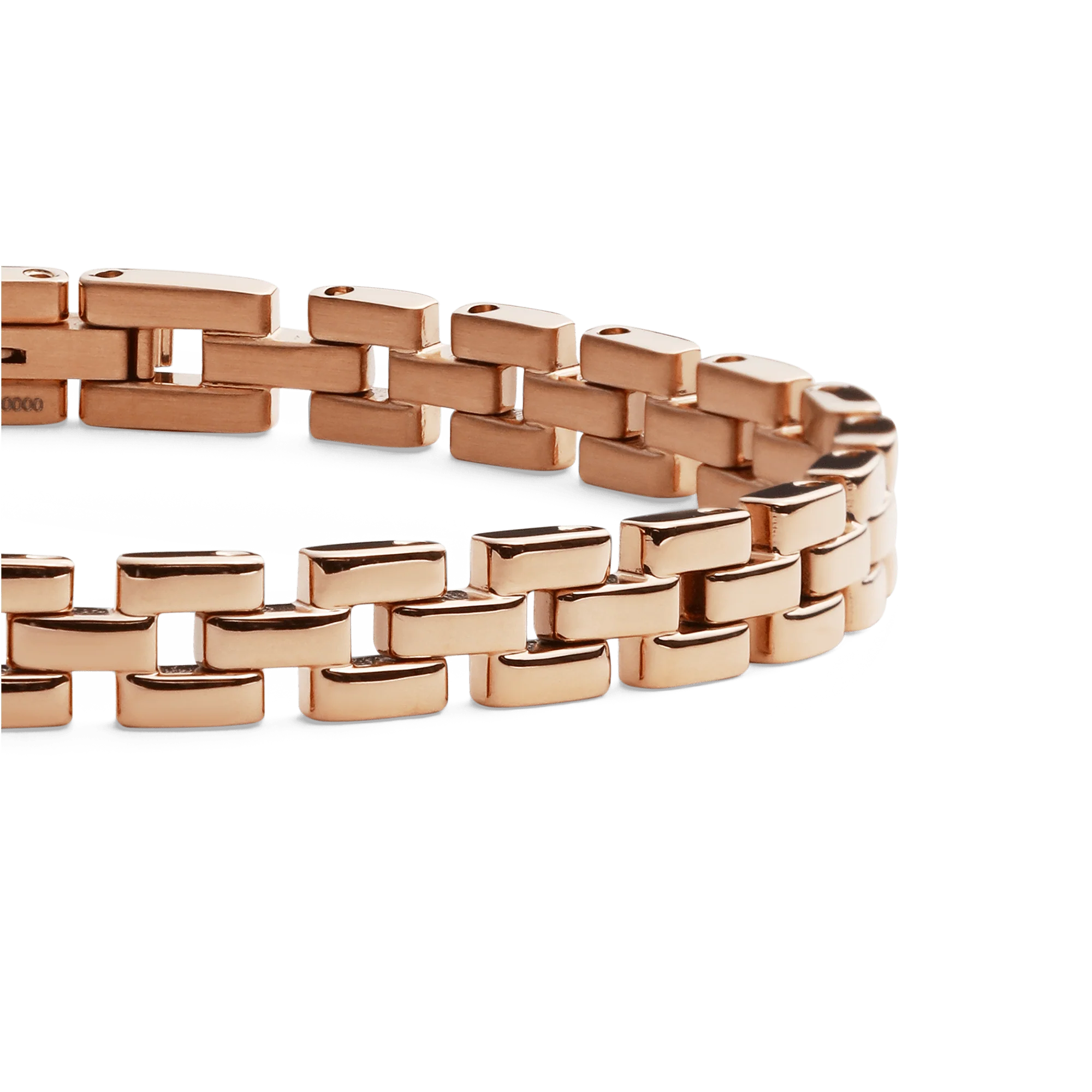 3-Link Bracelet Rose Gold - Image 3