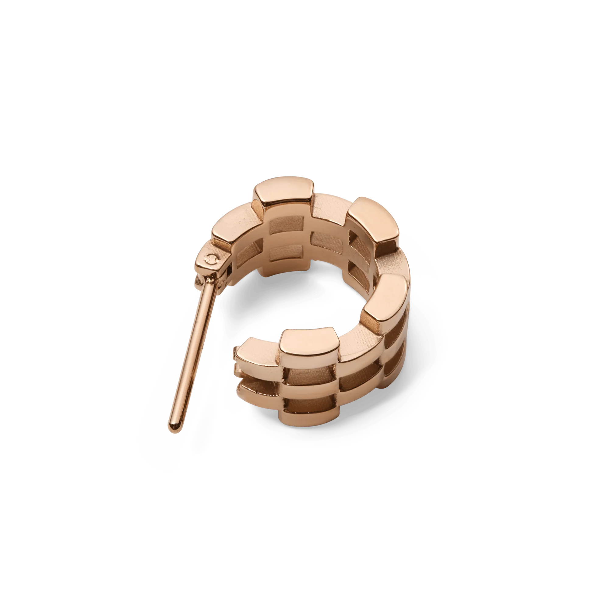 5-Link Earrings Rose Gold - Image 4