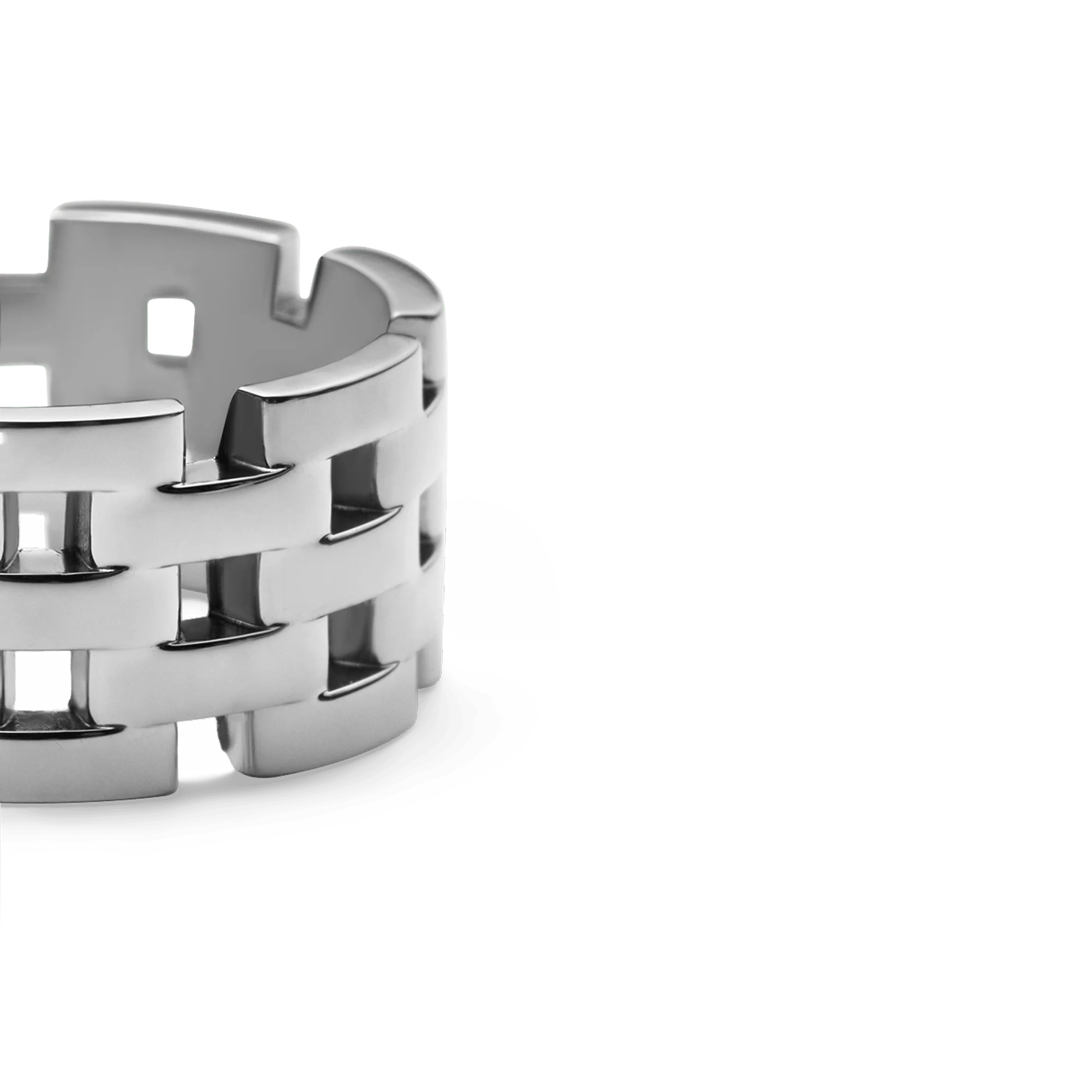 5-Link Ring Silver - Image 3
