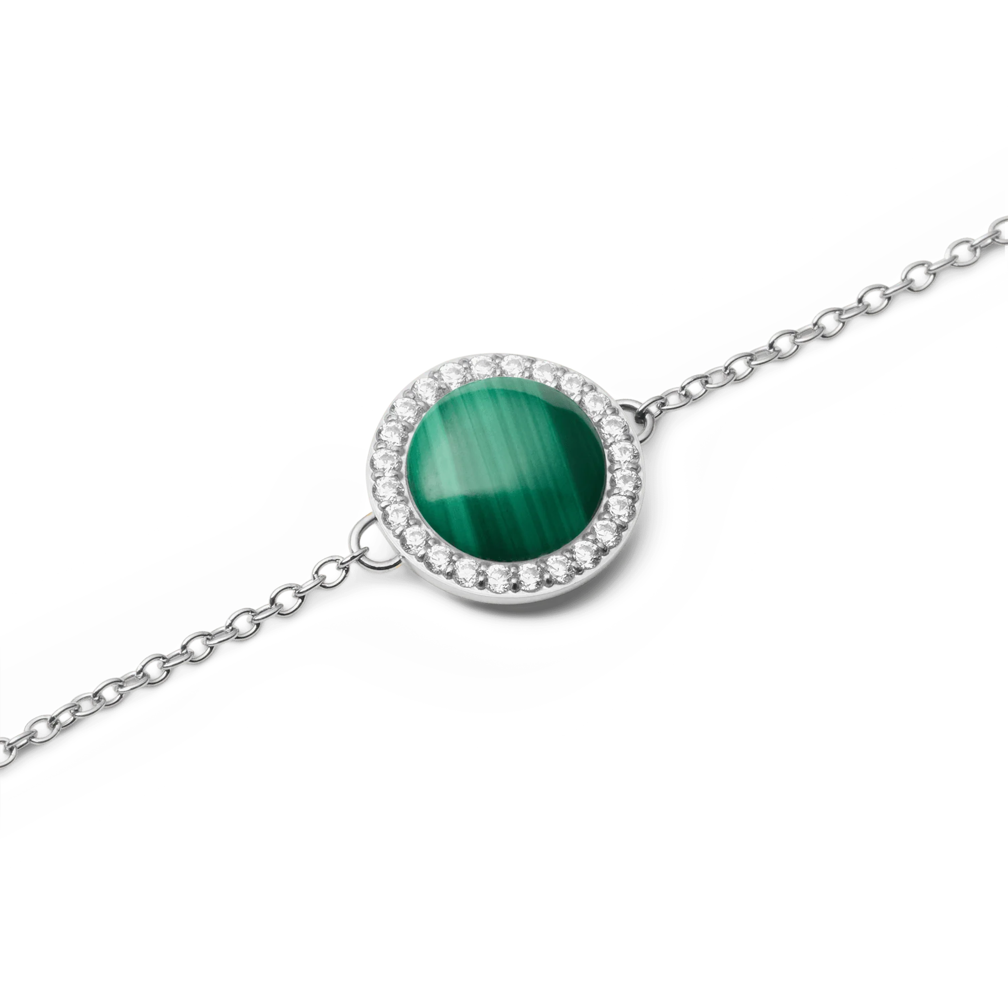 Audrey Bracelet Malachite Silver - Image 3