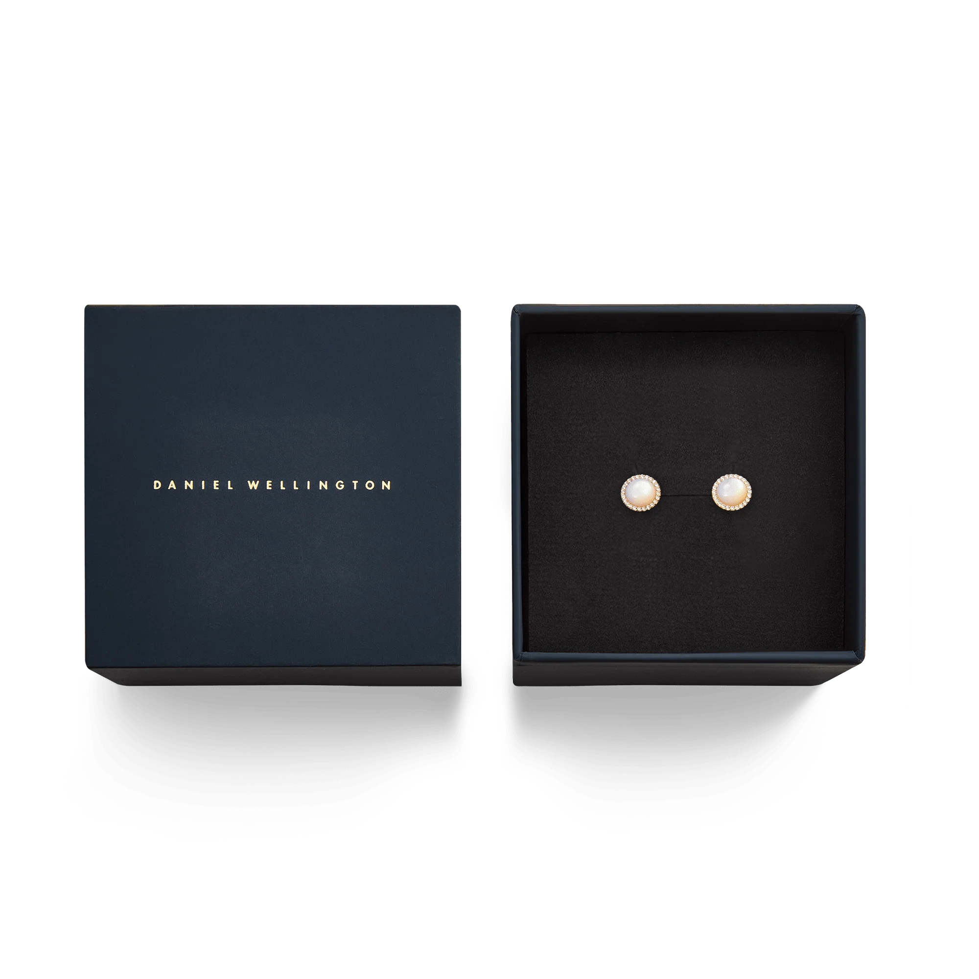 Audrey Earrings Mother of Pearl Rose Gold - Image 5