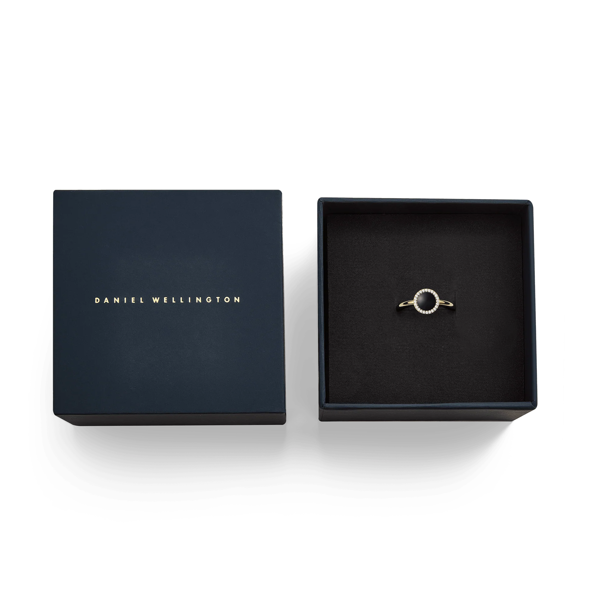 Audrey Ring Black Agathe Gold - Image 5