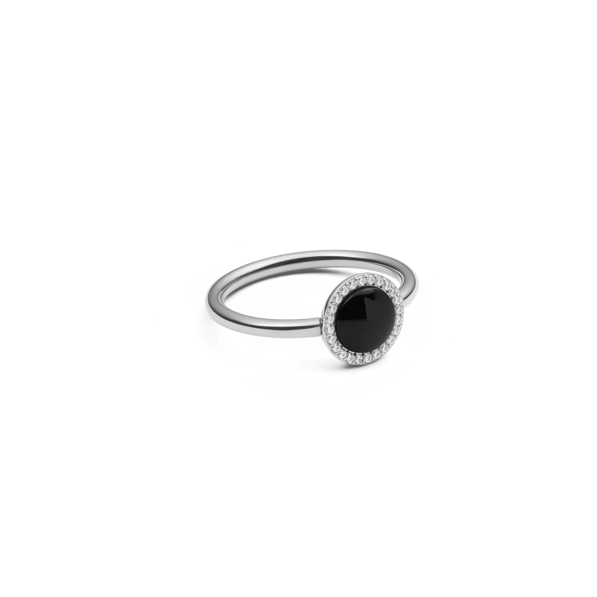 Audrey Ring Black Agathe Silver - Image 3