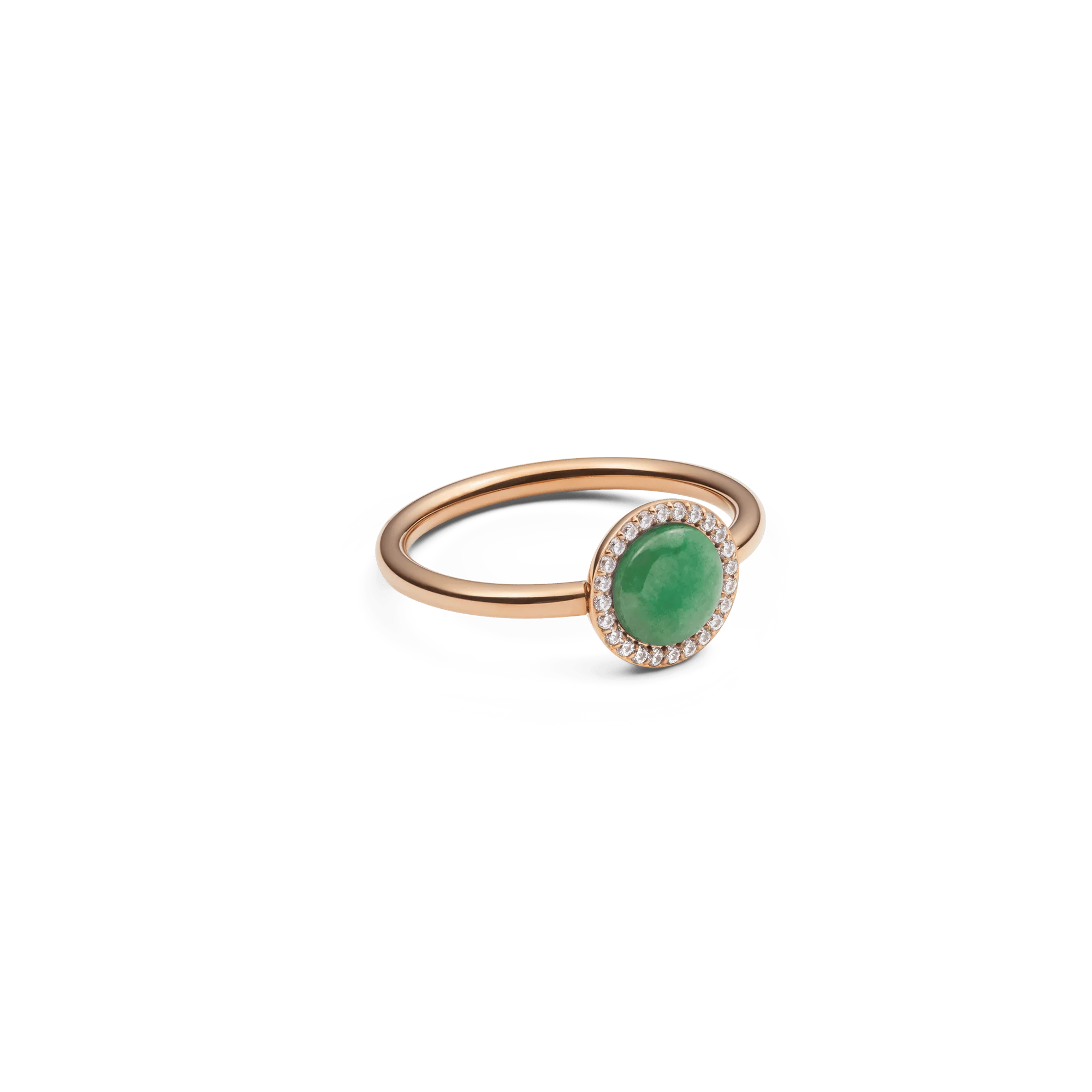 Audrey Ring Jade Rose Gold - Image 3