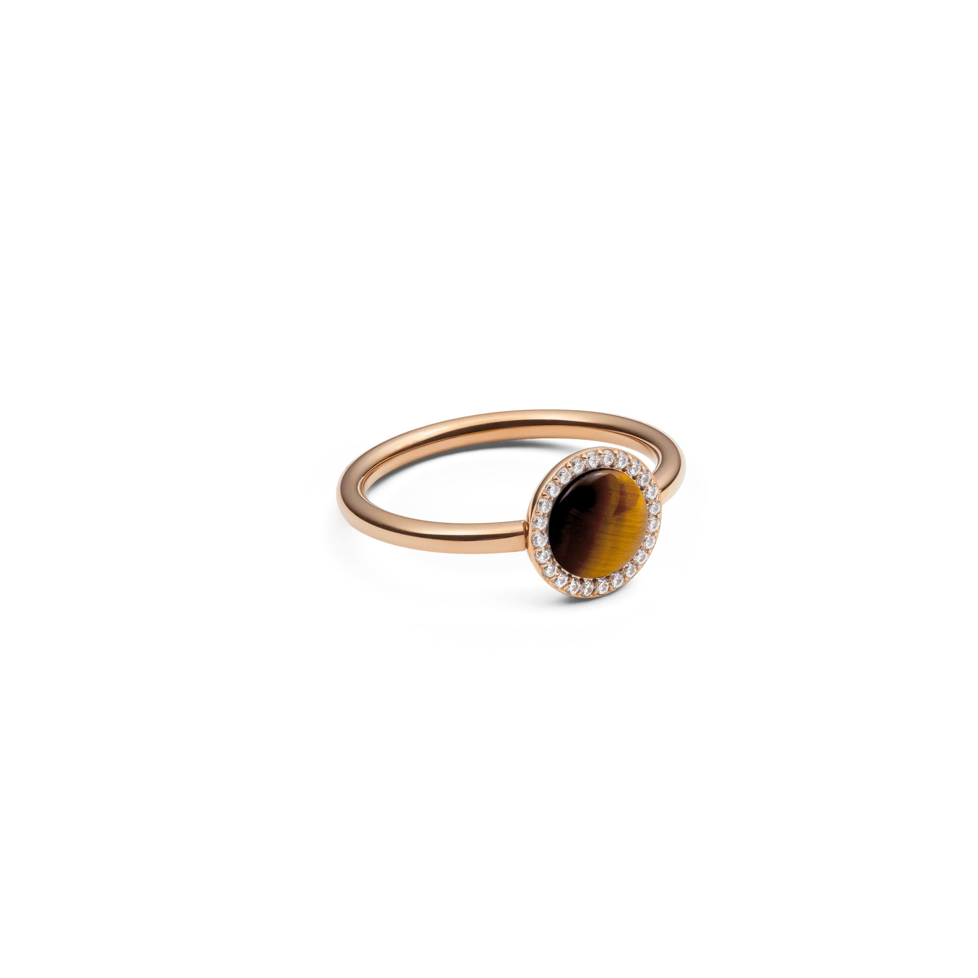 Audrey Ring Tiger Eye Rose Gold - Image 3