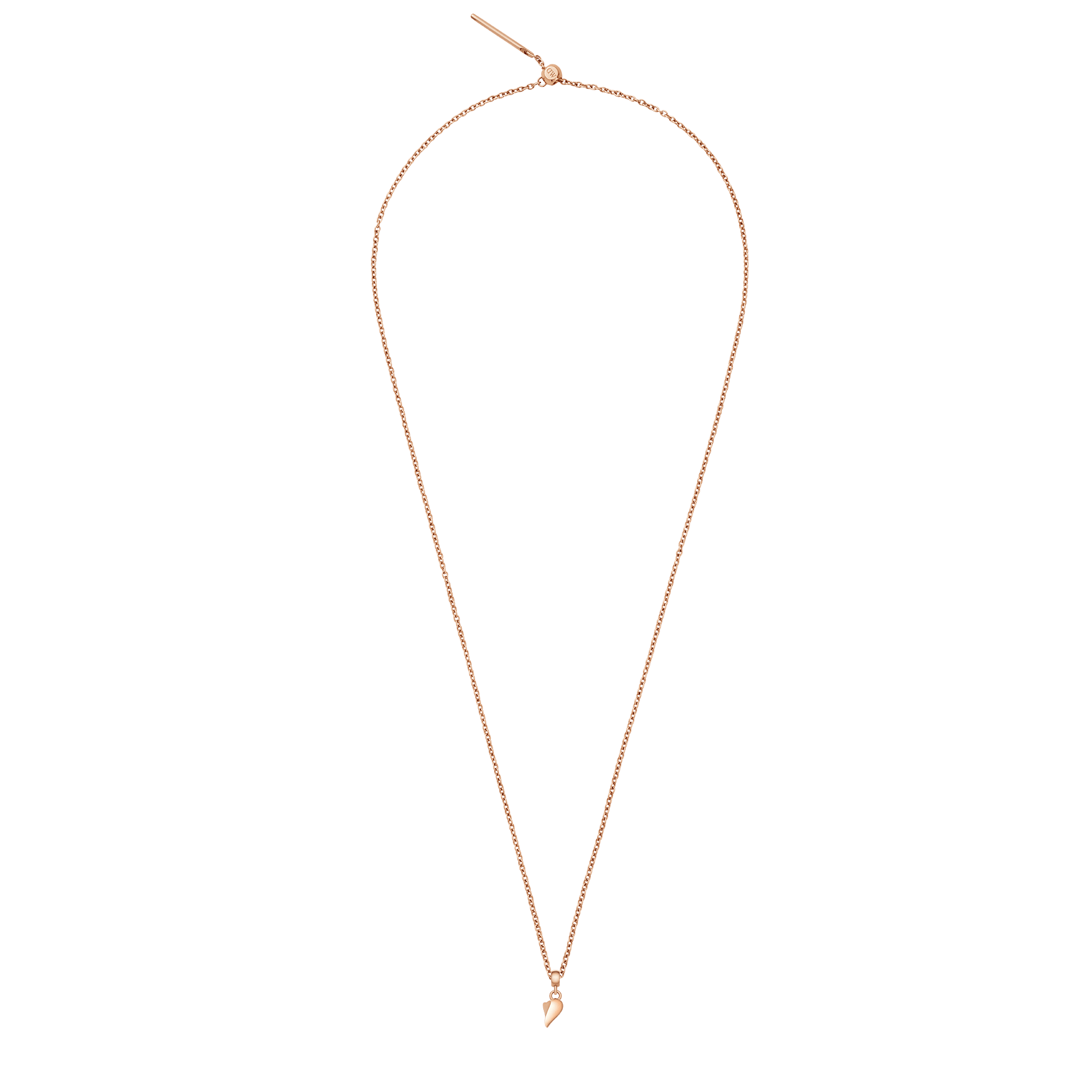 Broken Heart Charm Rose Gold - Image 4