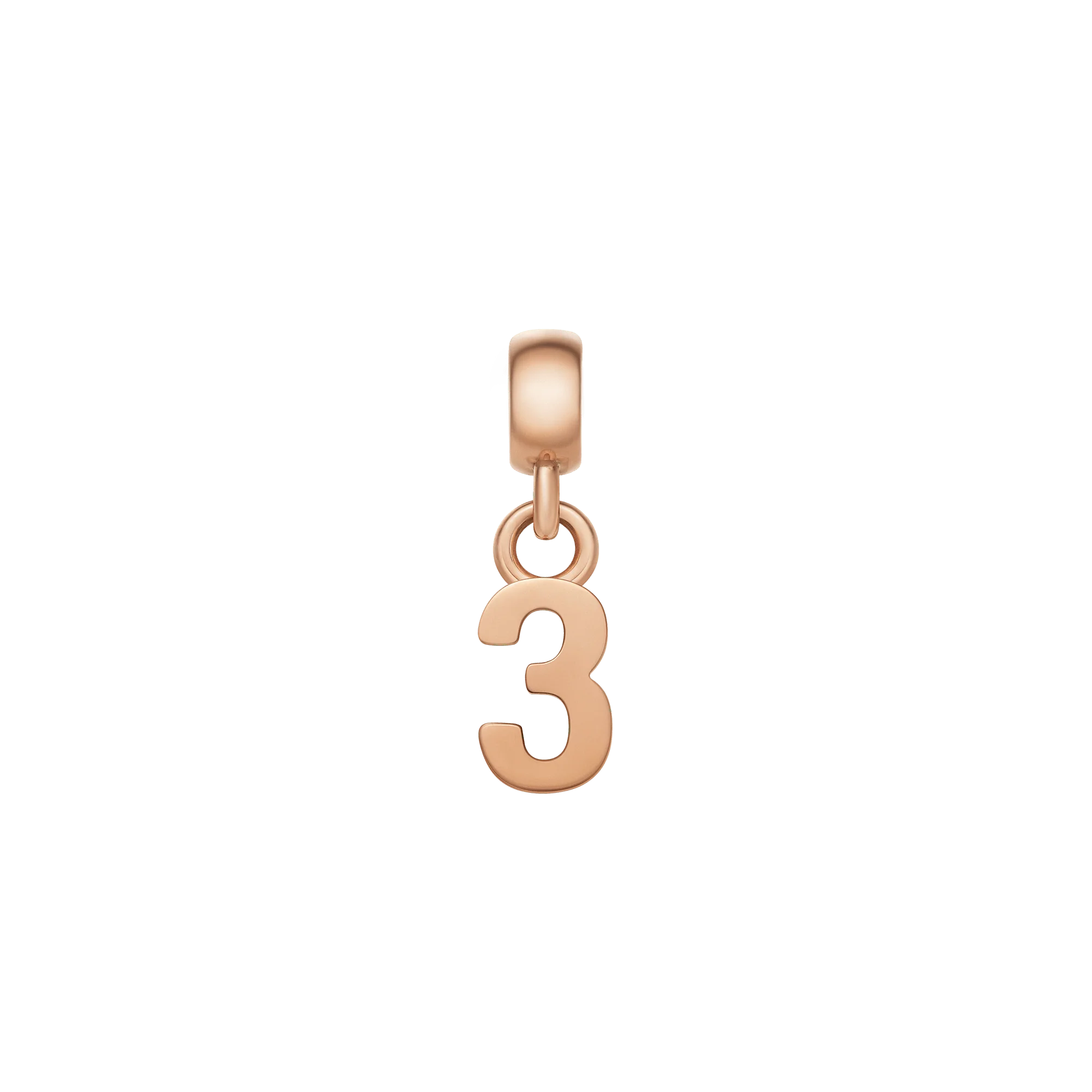 Number Charm Rose Gold - Image 4