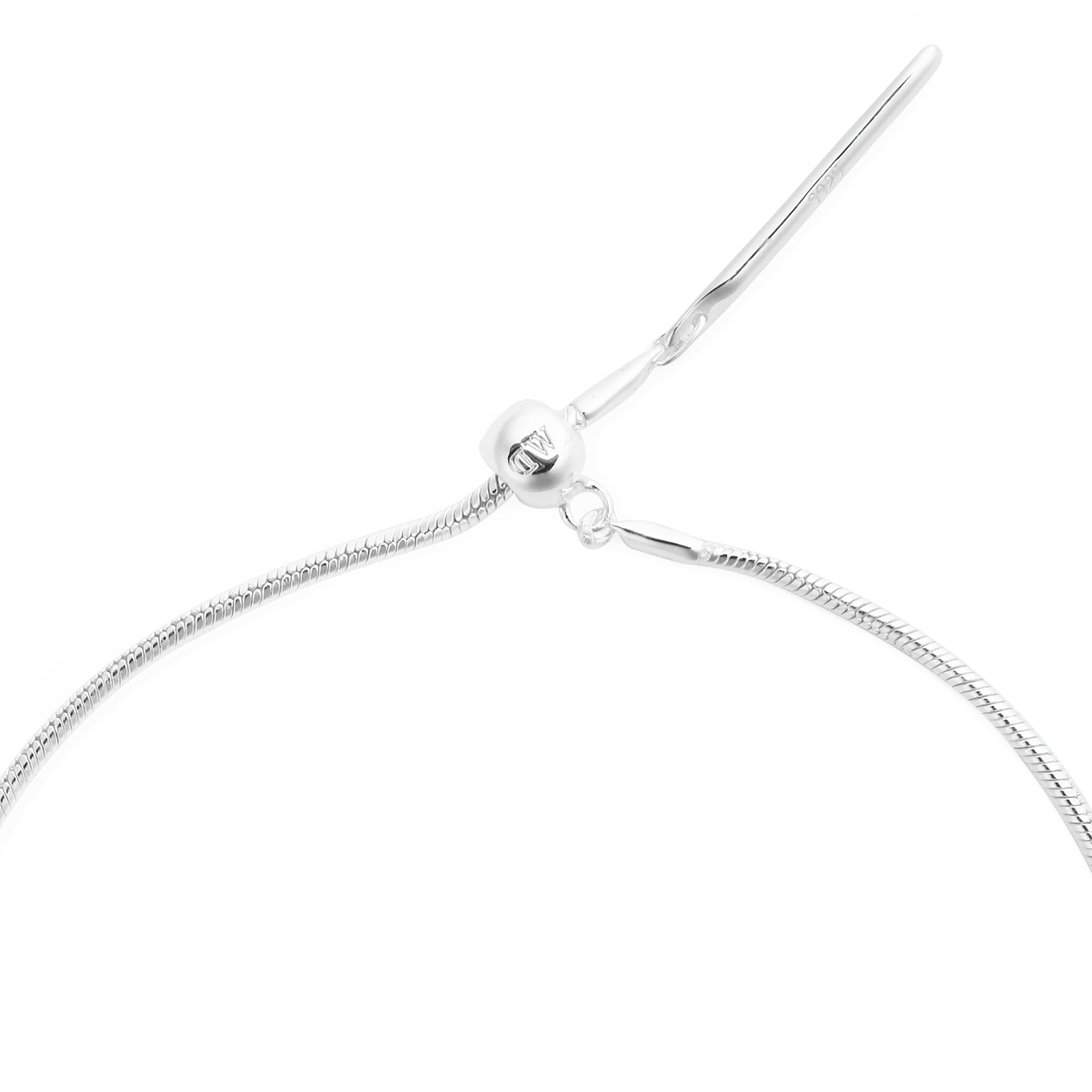 Charms Snake Necklace S925 Sterling Silver - Image 4