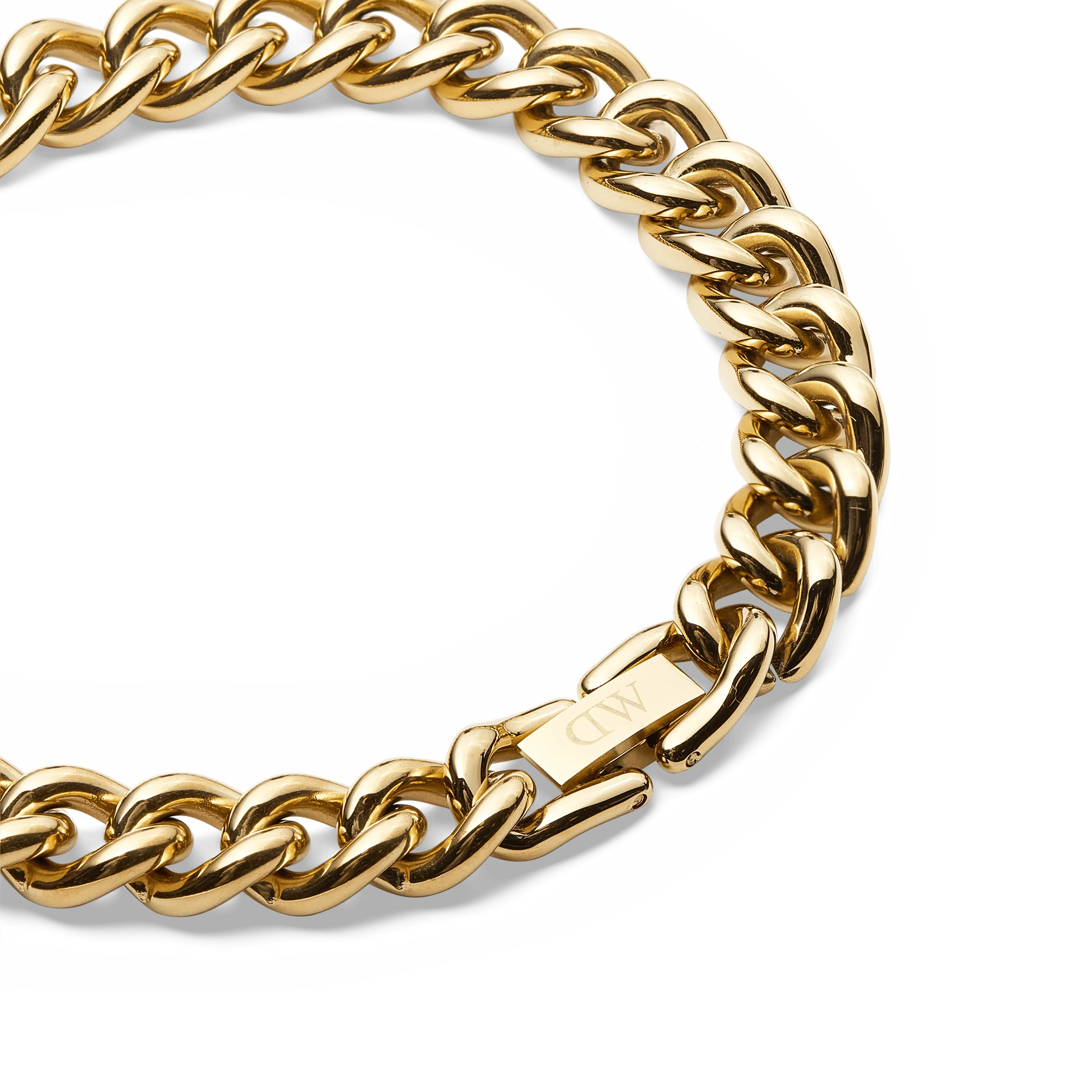 Chunky Chain Bracelet Gold - Image 4