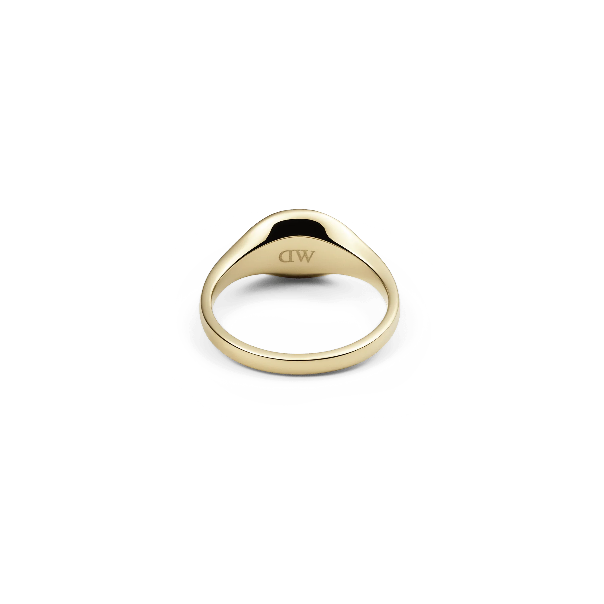 Classic Mini Signet Ring Gold - Image 4