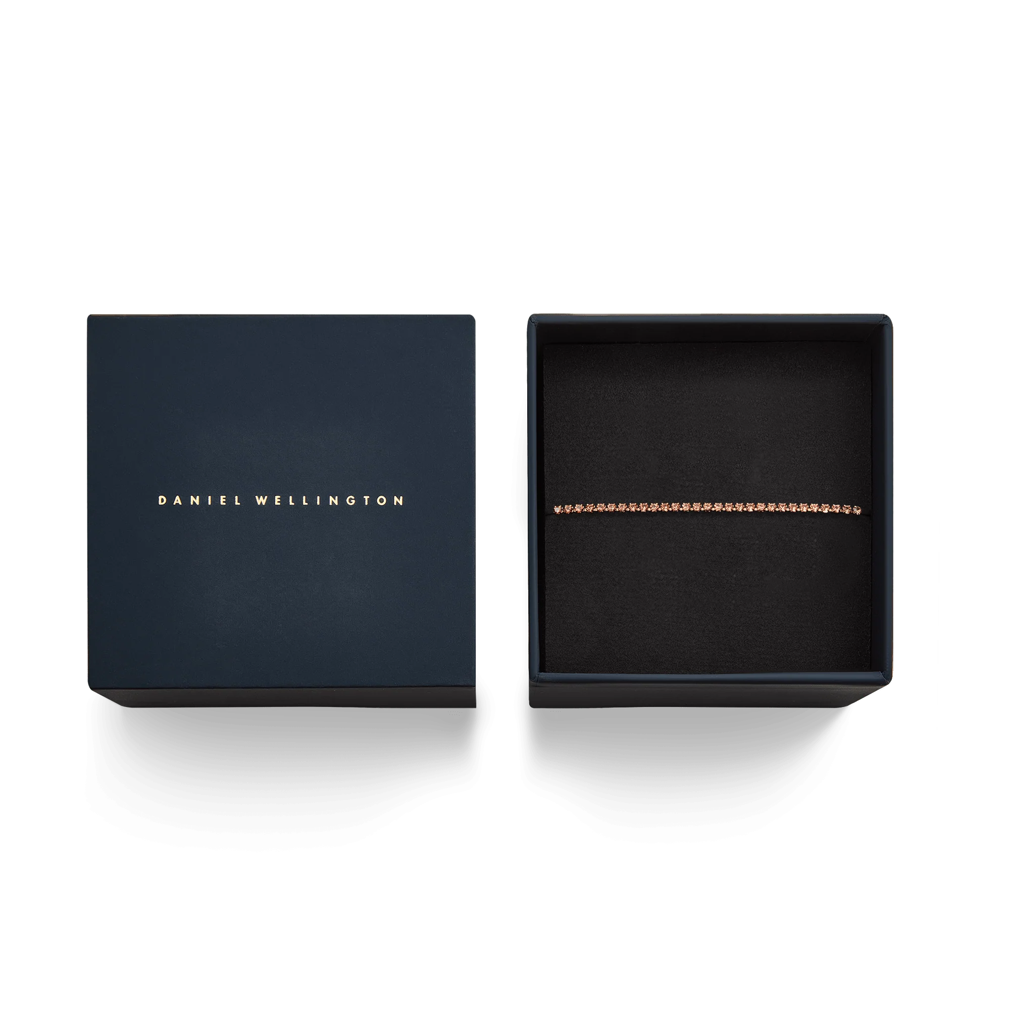 Classic Tennis Bracelet Apricot Rose Gold - Image 5
