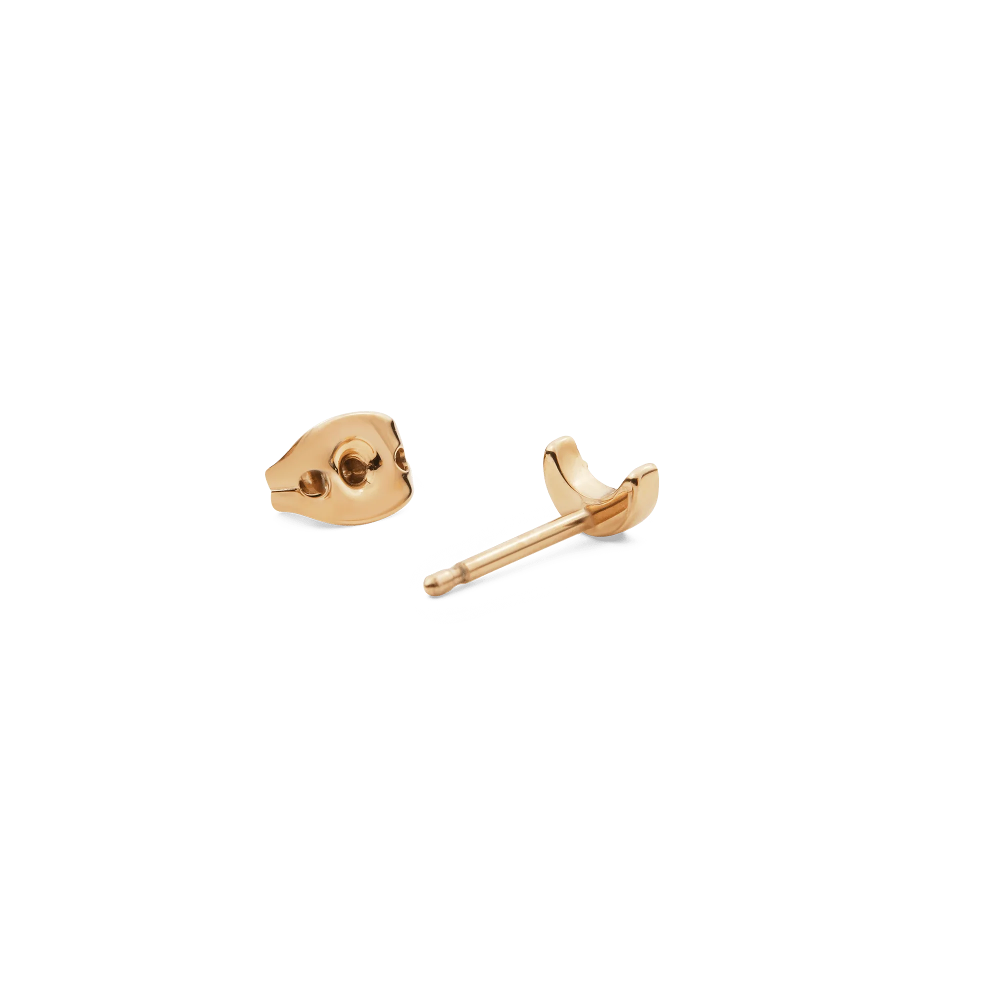 Crystal Moon Stud Gold - Image 4