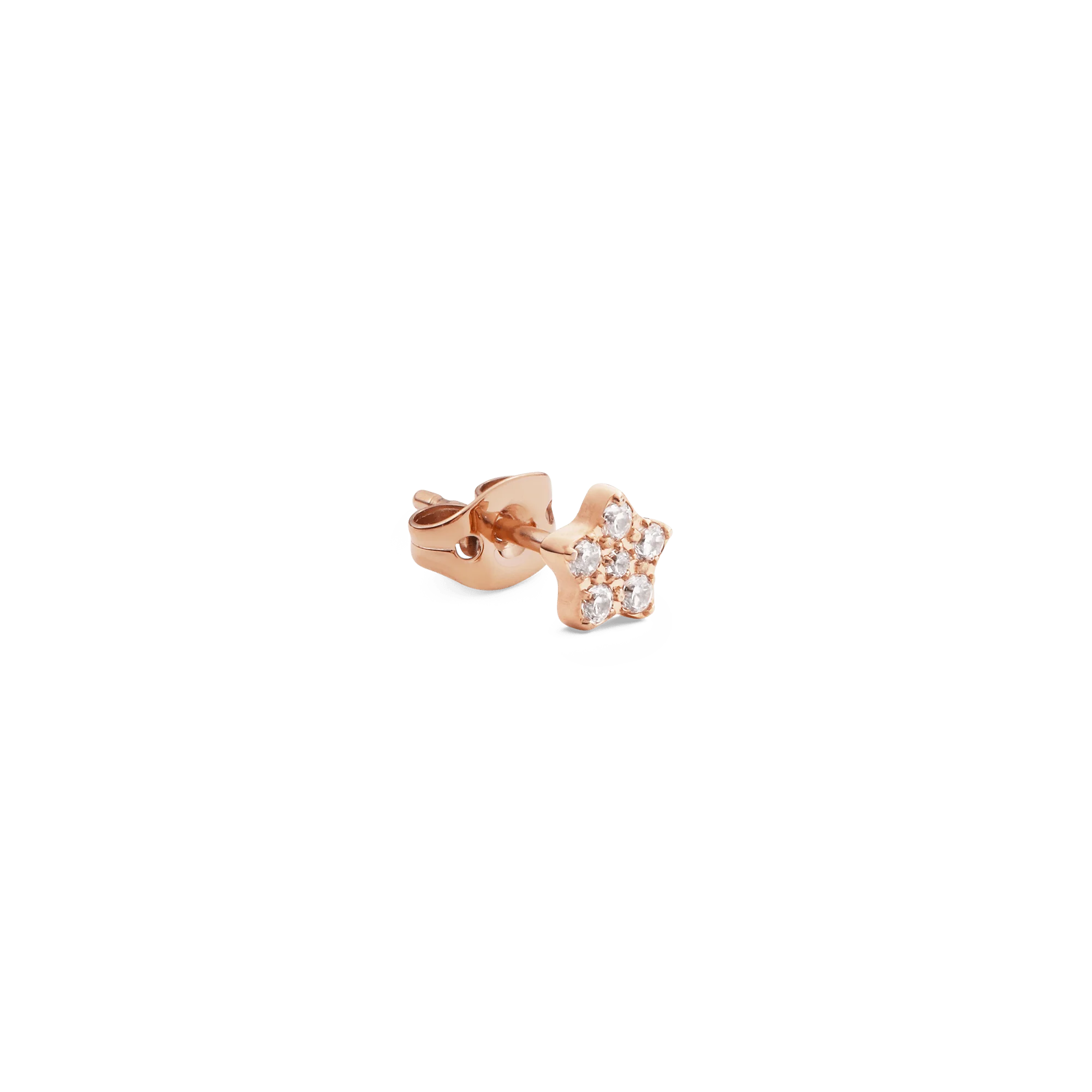 Crystal Star Stud Rose Gold - Image 3