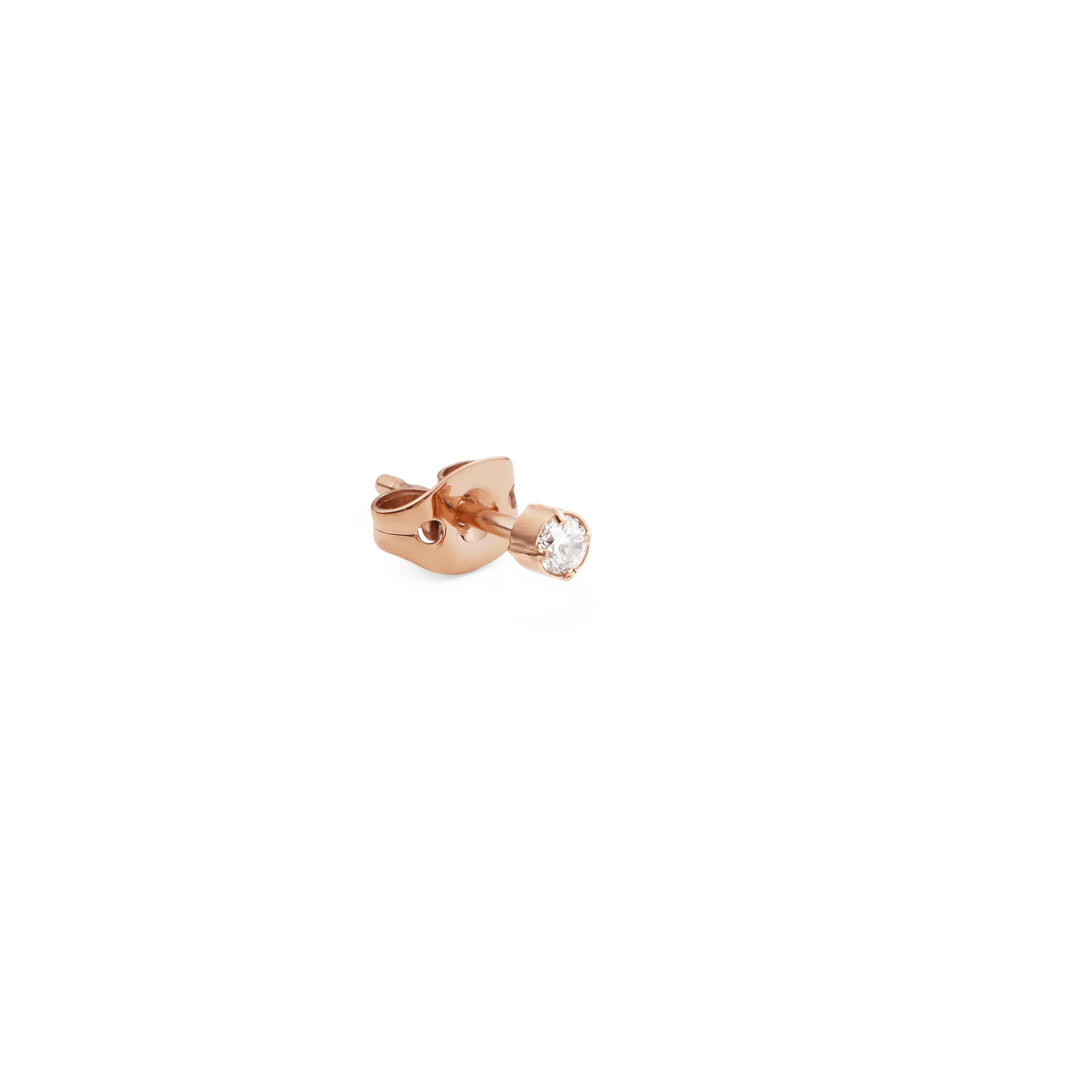 Crystal Stud Rose Gold - Image 3