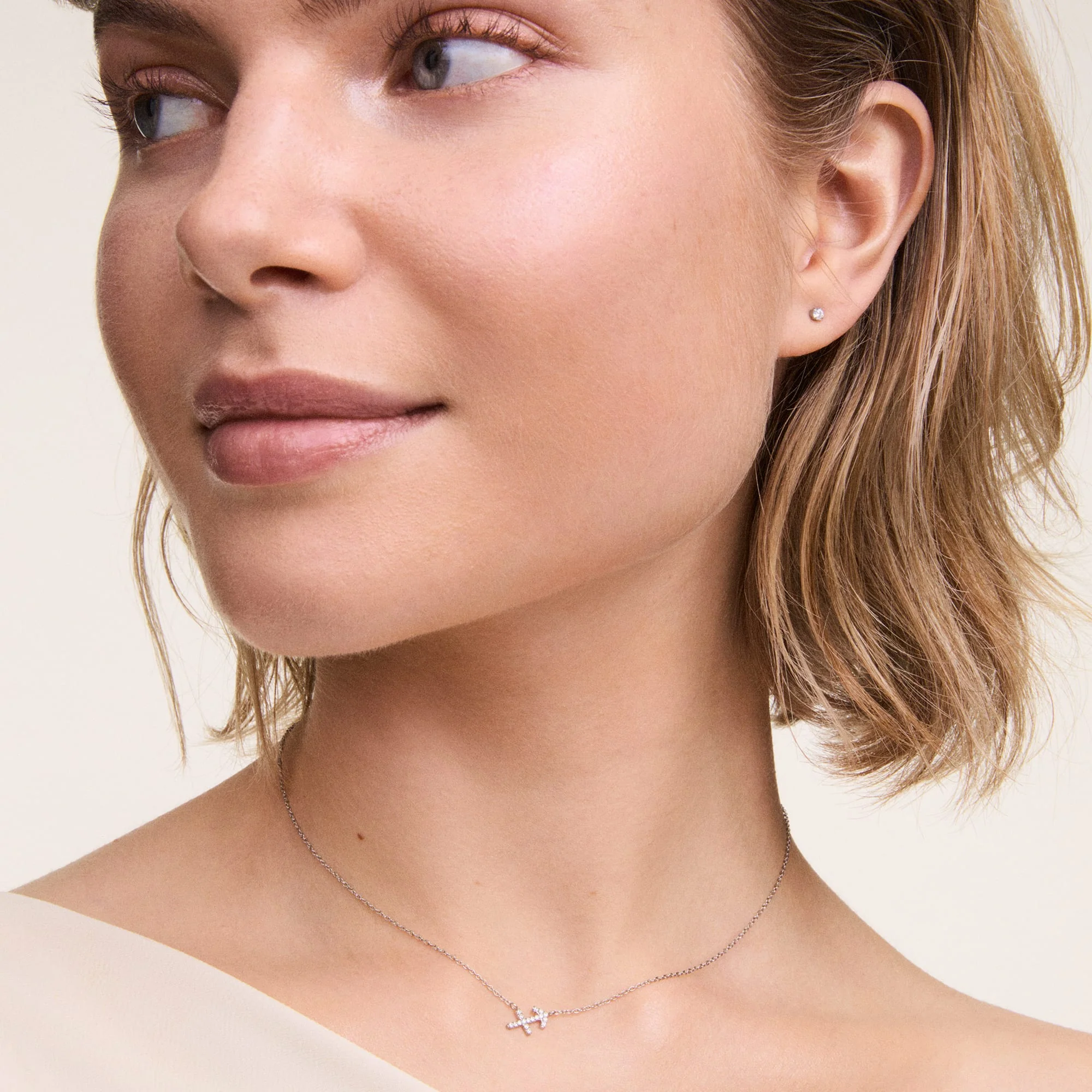 Crystal Stud Silver - Image 2