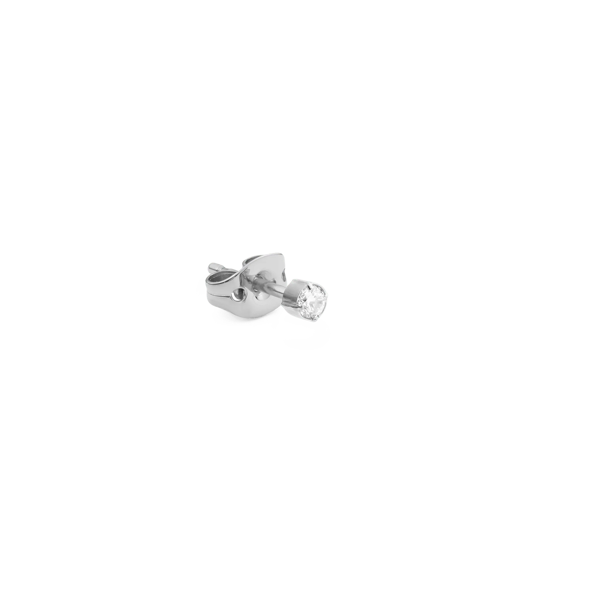 Crystal Stud Silver - Image 3