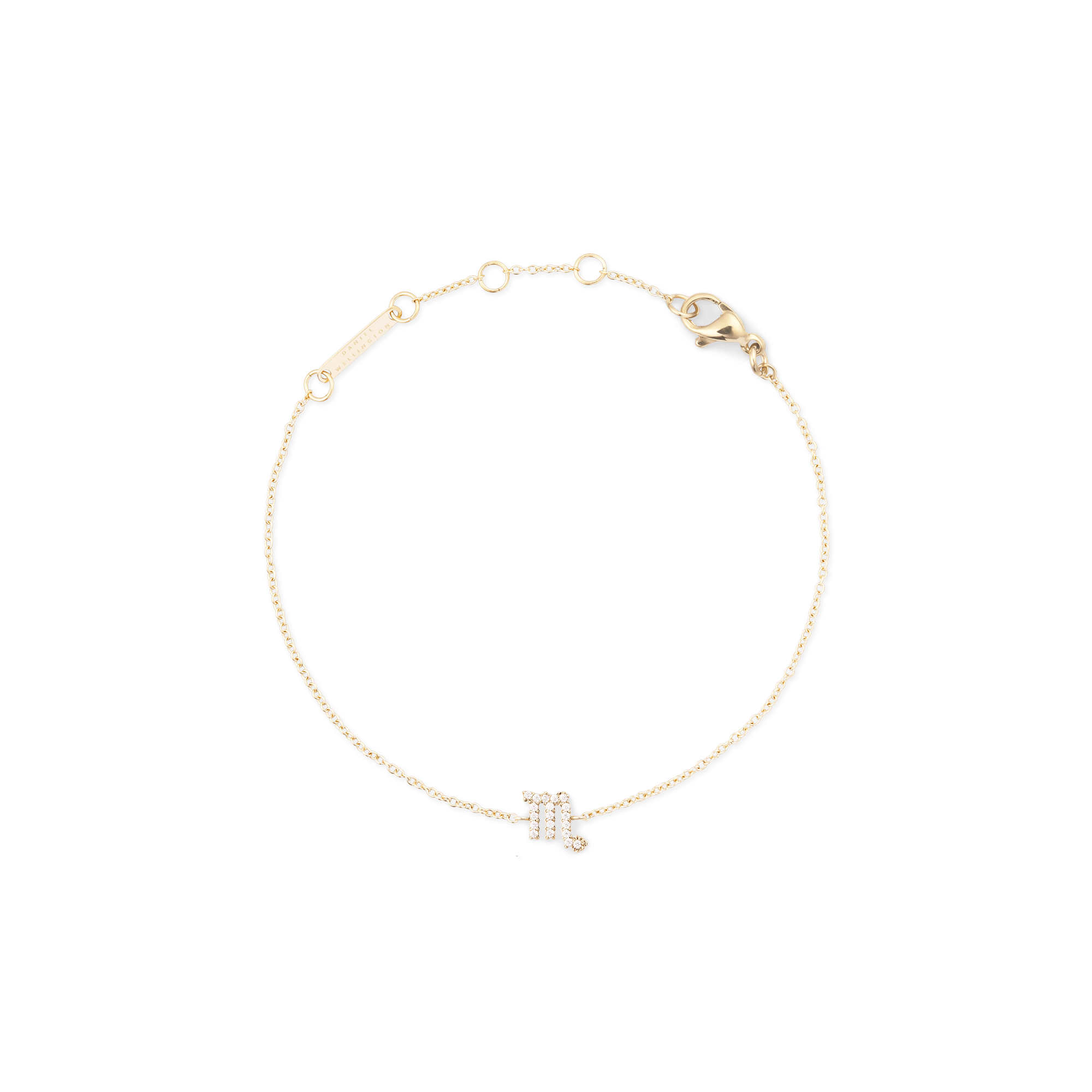 Crystal Zodiac Chain Bracelet Gold - Image 18