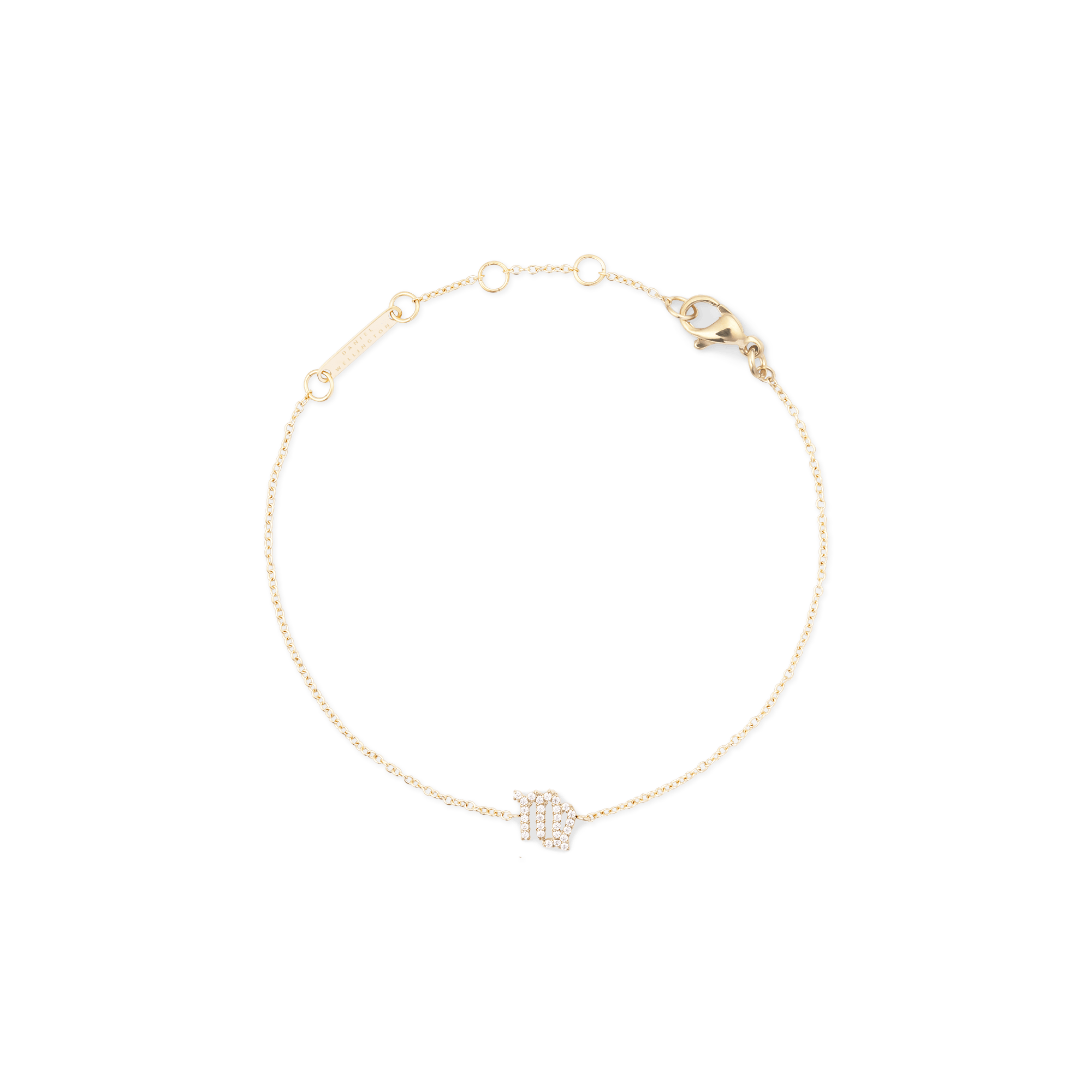 Crystal Zodiac Chain Bracelet Gold - Image 26