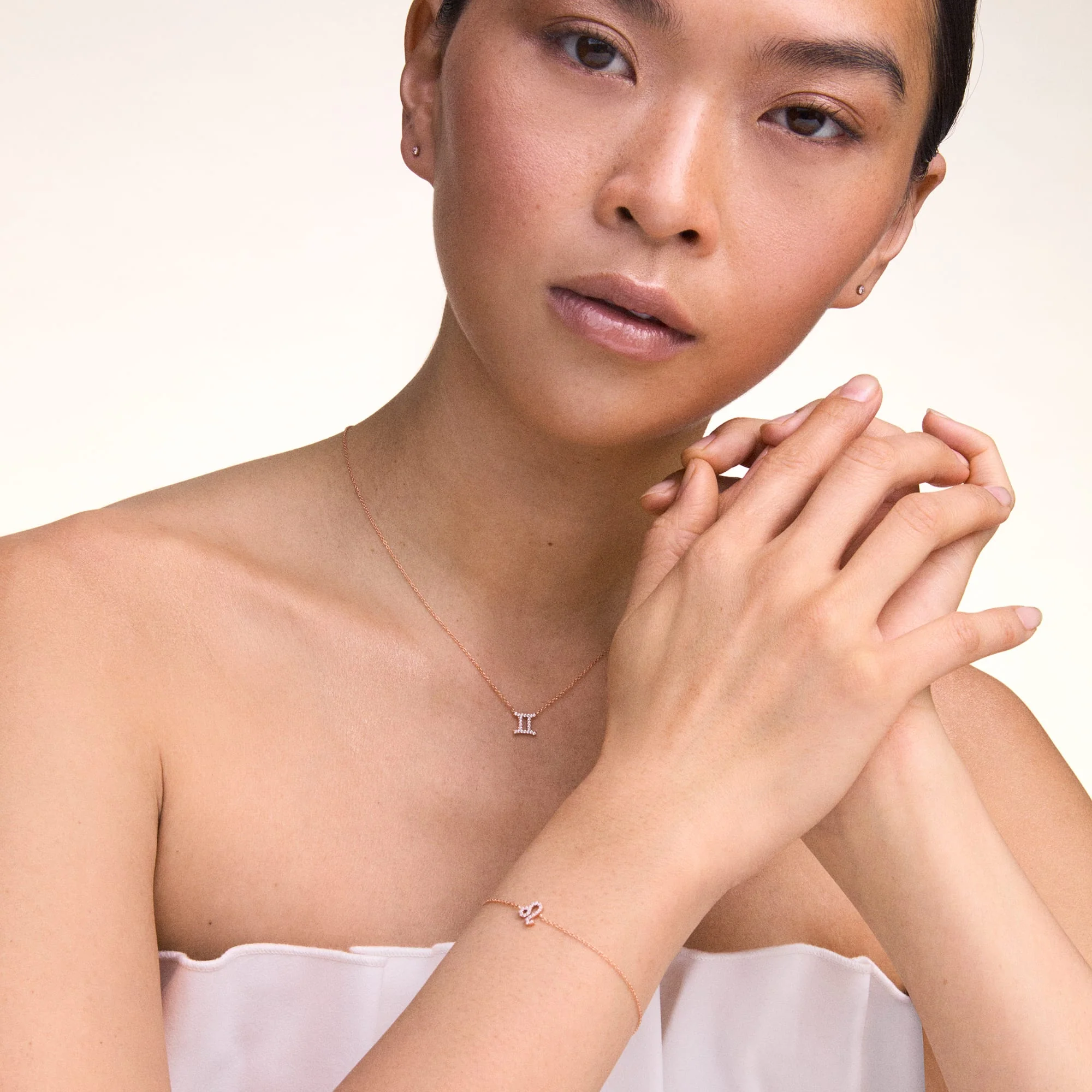Crystal Zodiac Chain Bracelet Gold - Image 31