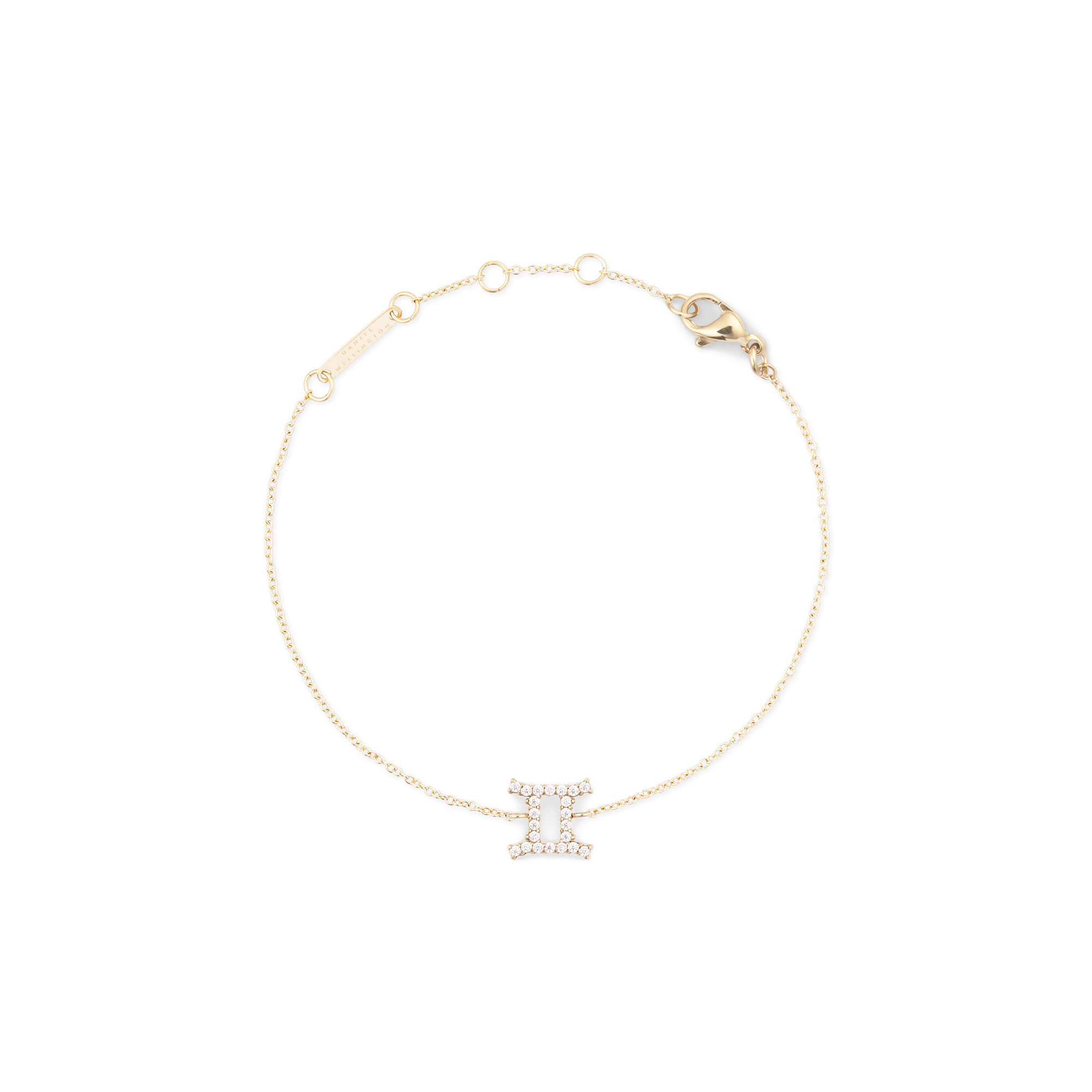 Crystal Zodiac Chain Bracelet Gold - Image 37