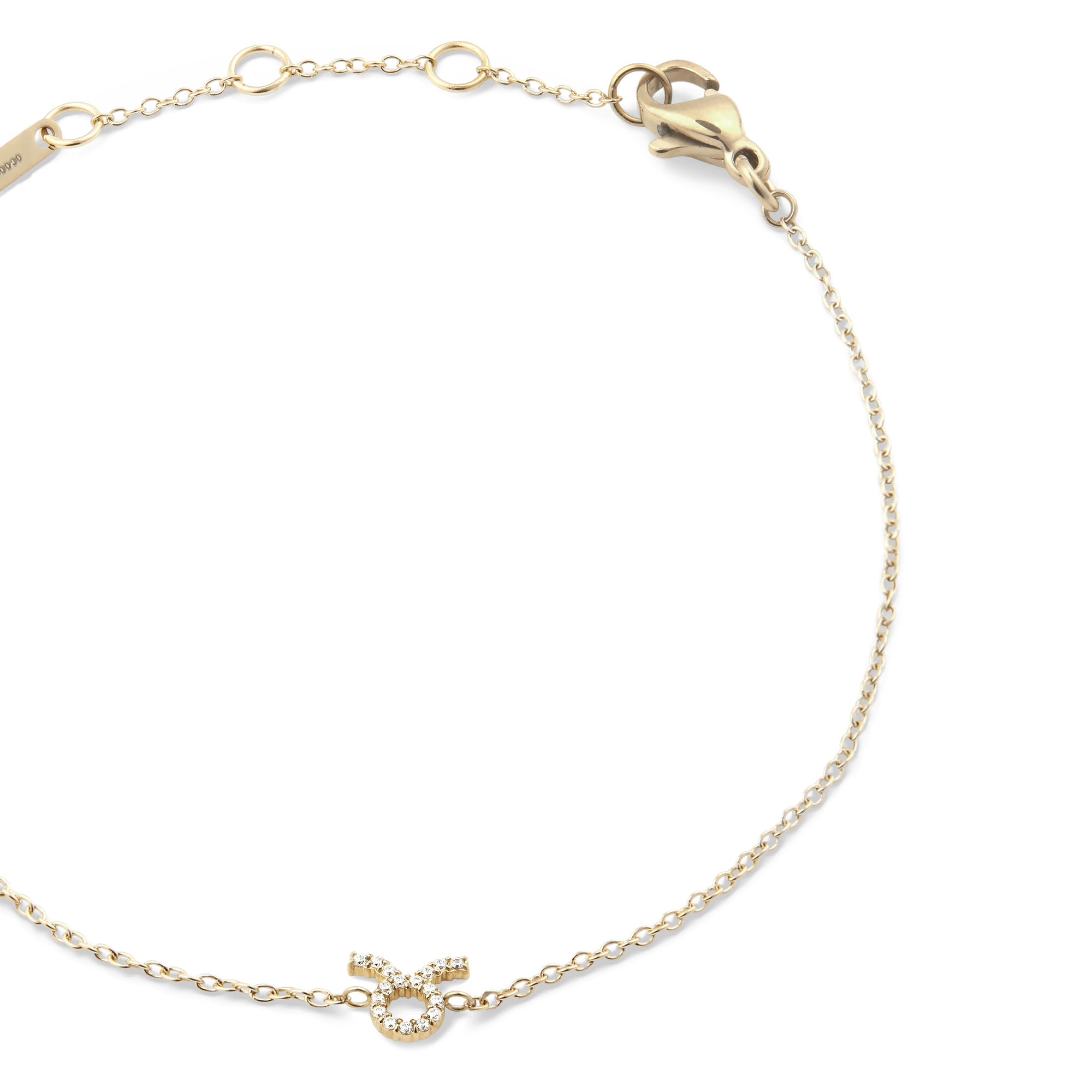 Crystal Zodiac Chain Bracelet Gold - Image 41