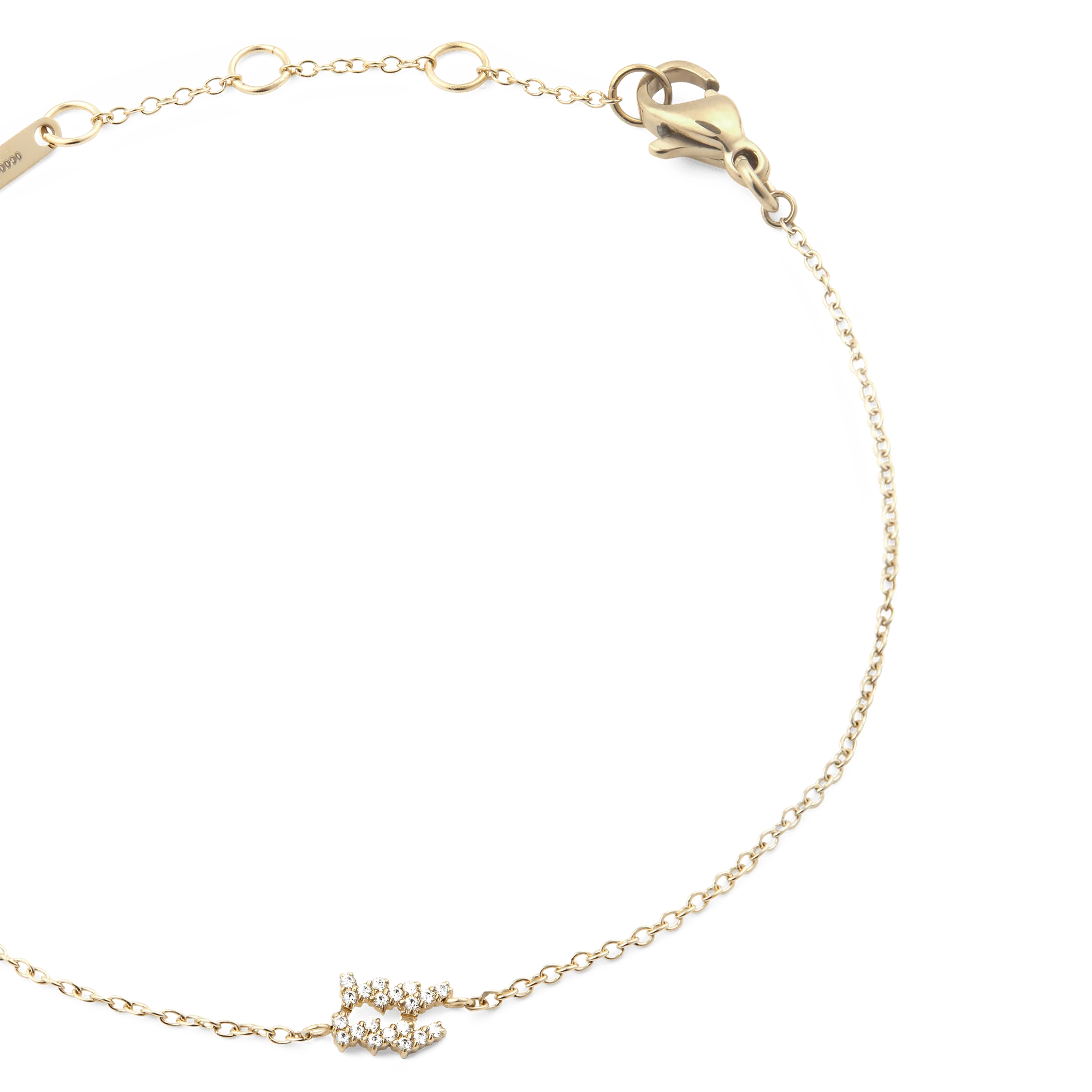 Crystal Zodiac Chain Bracelet Gold - Image 8