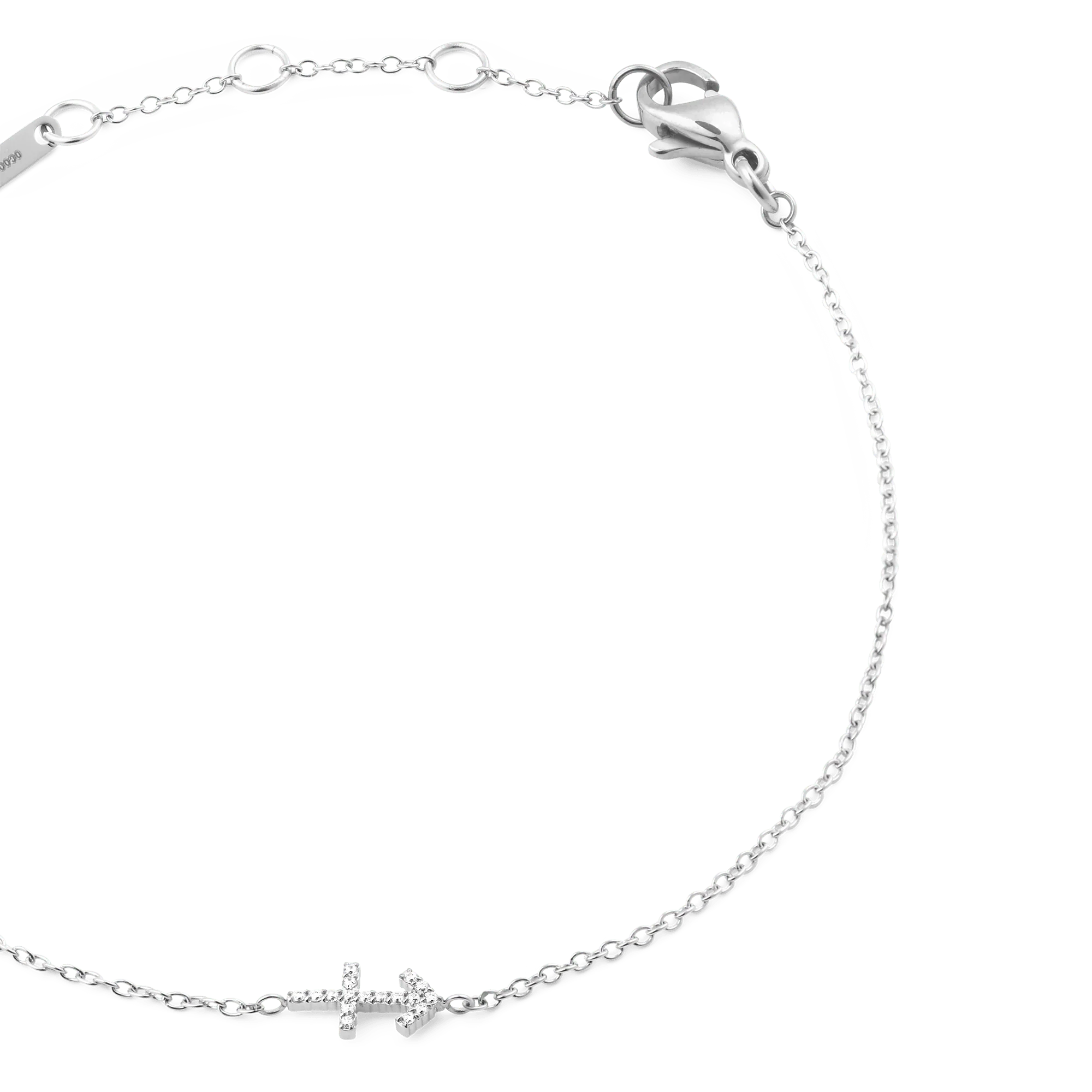 Crystal Zodiac Chain Bracelet Silver - Image 15
