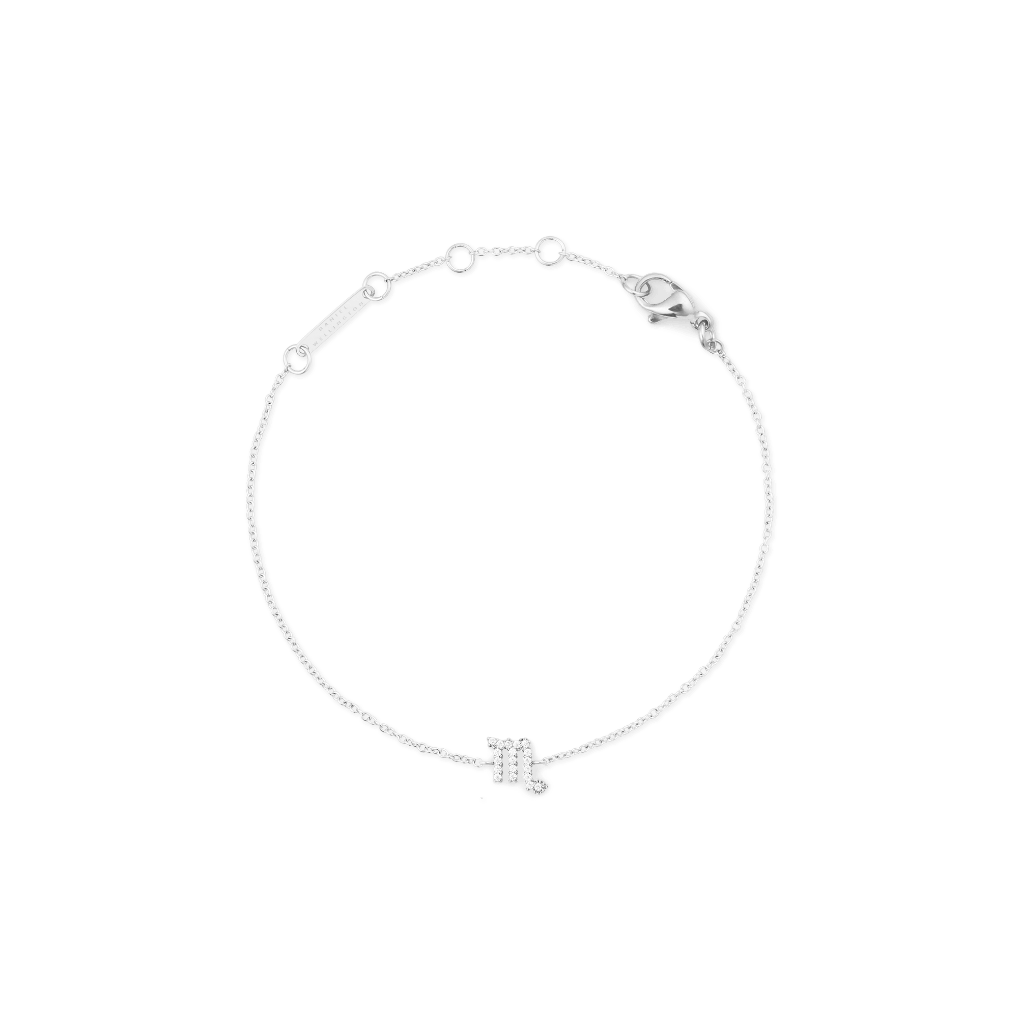 Crystal Zodiac Chain Bracelet Silver - Image 17