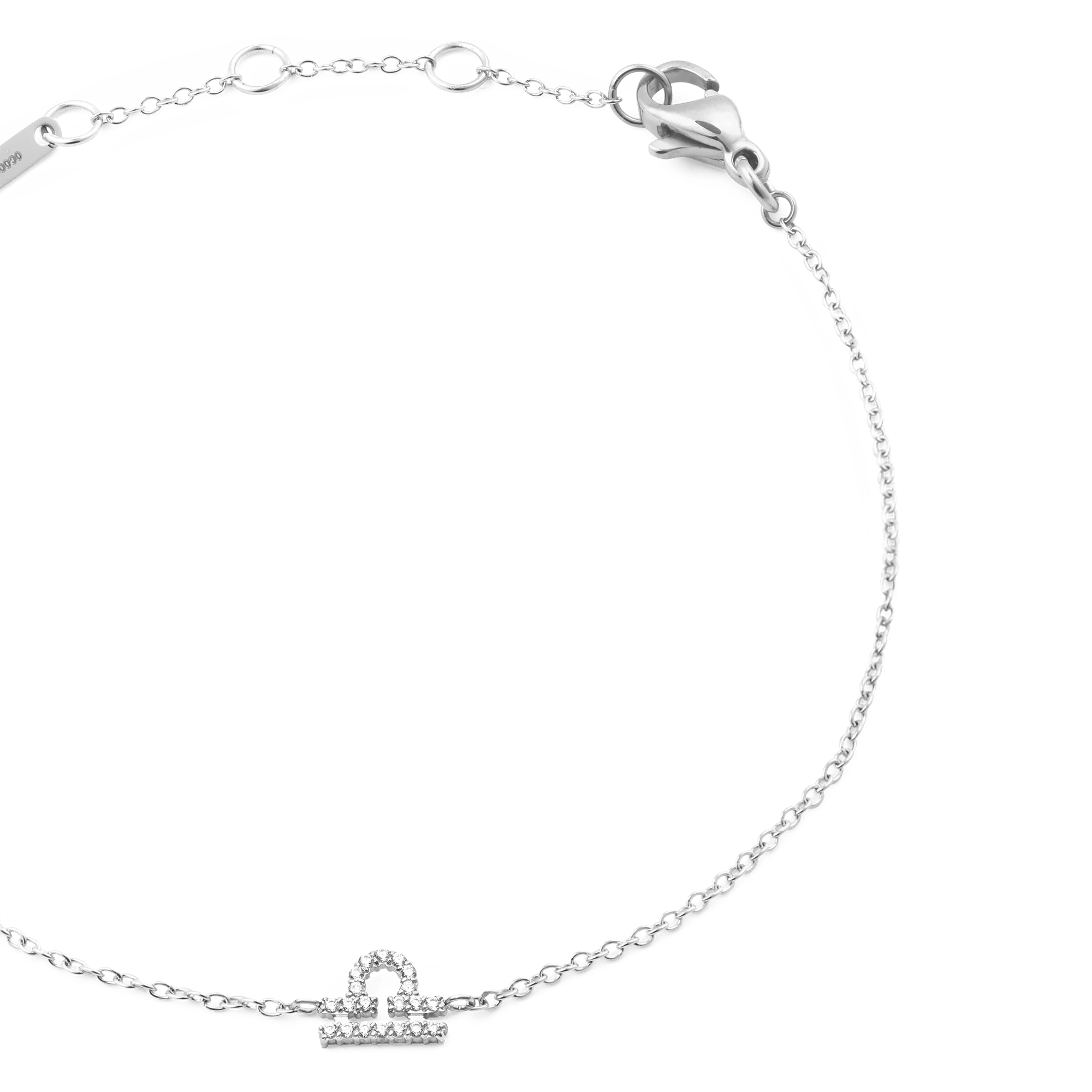 Crystal Zodiac Chain Bracelet Silver - Image 23
