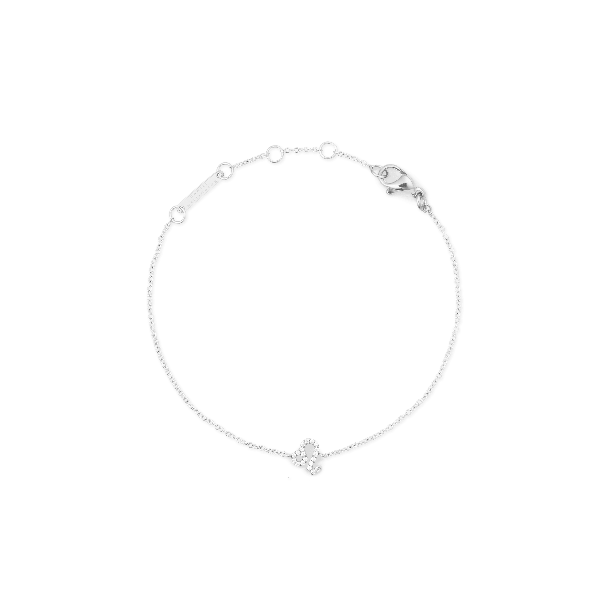 Crystal Zodiac Chain Bracelet Silver - Image 29