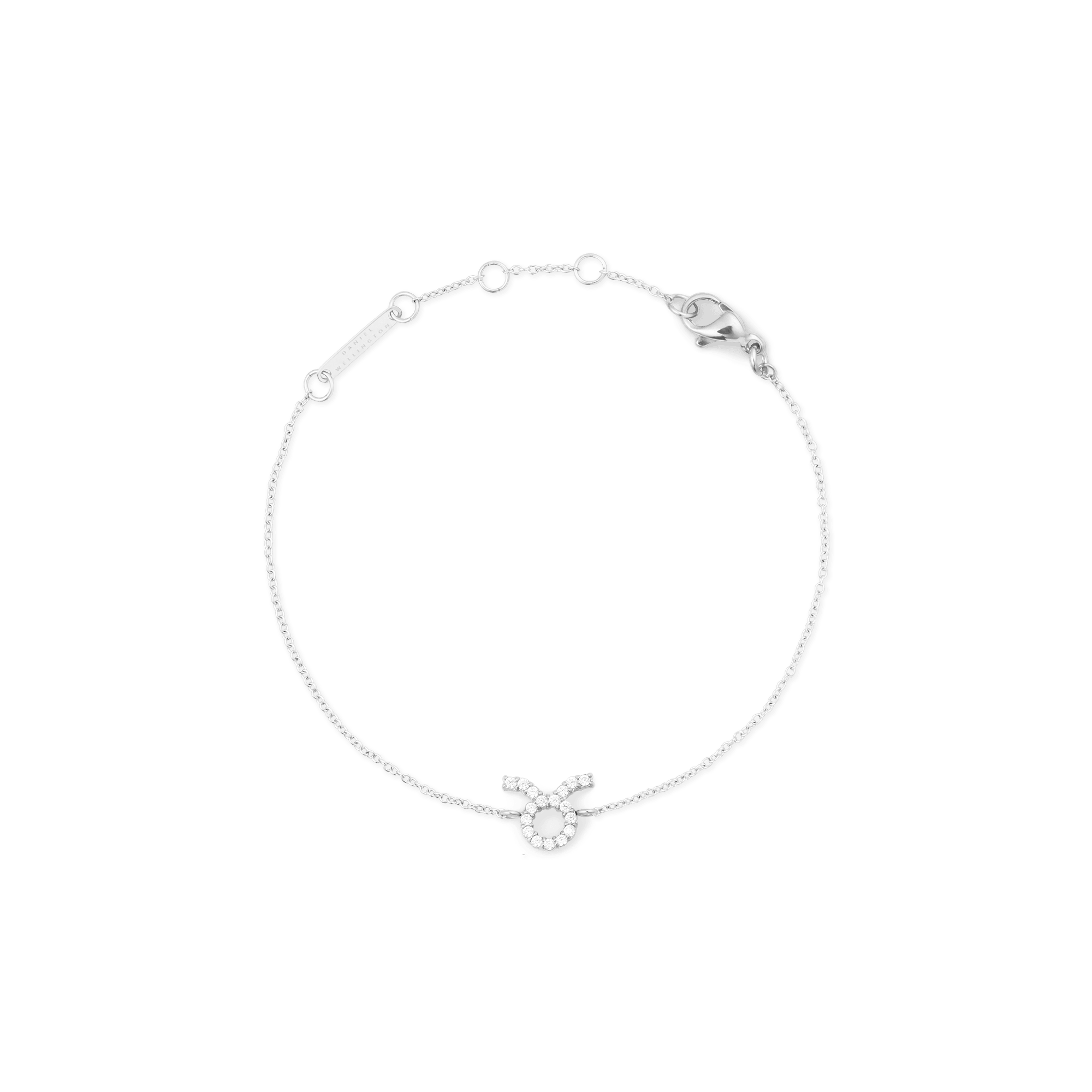 Crystal Zodiac Chain Bracelet Silver - Image 36