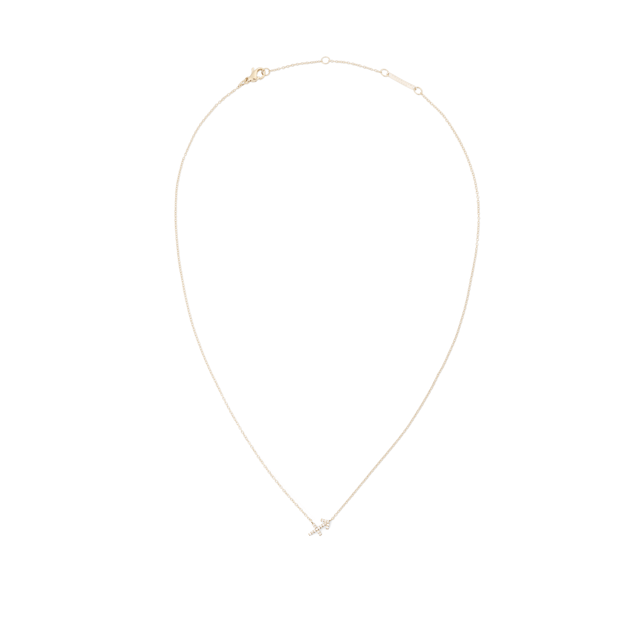 Crystal Zodiac Chain Necklace Gold - Image 16