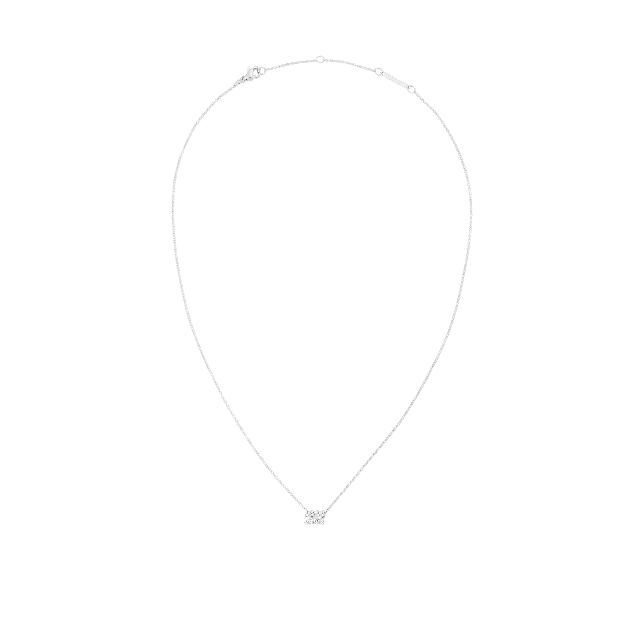 Crystal Zodiac Chain Necklace Silver - Image 8