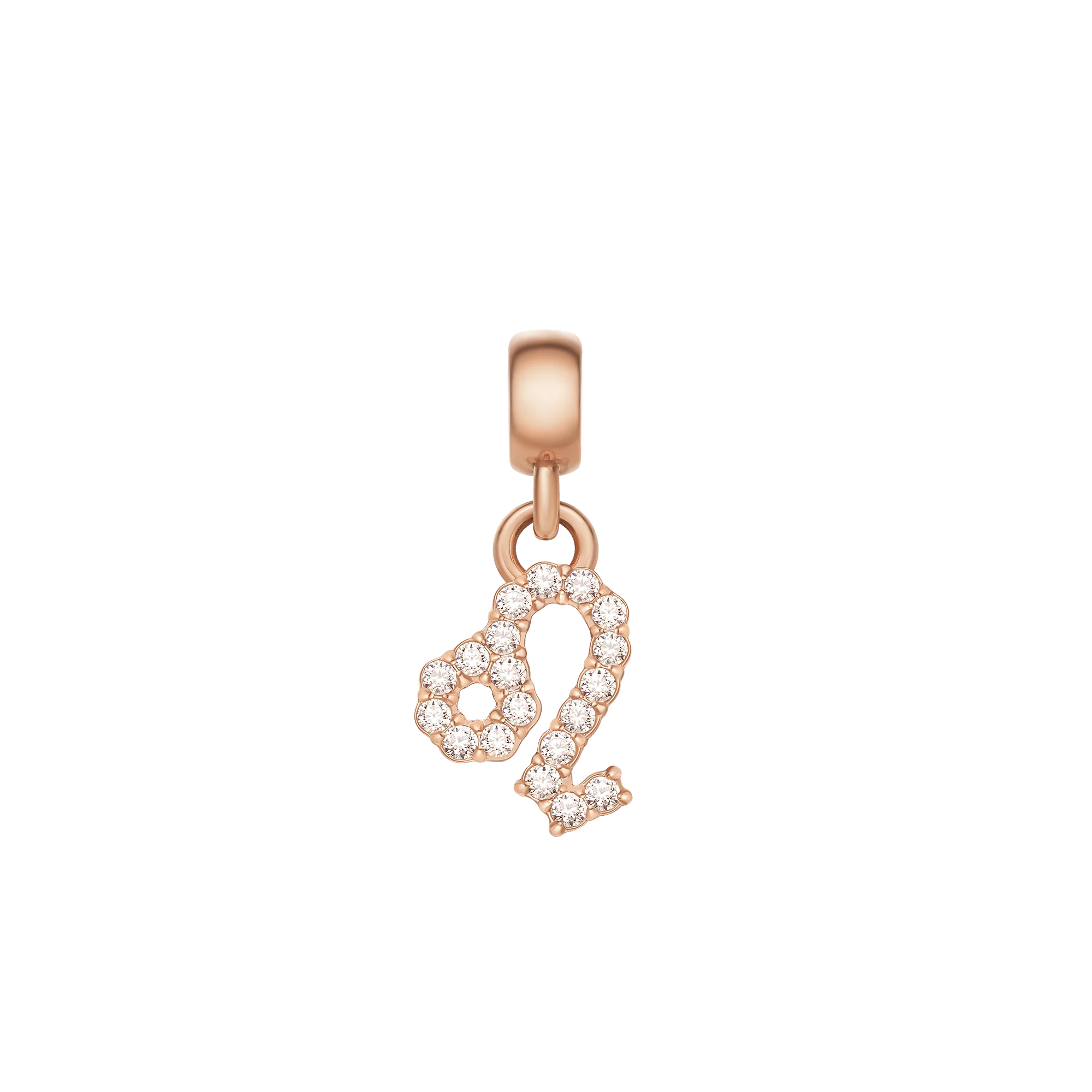 Crystal Zodiac Charm Rose Gold - Image 10