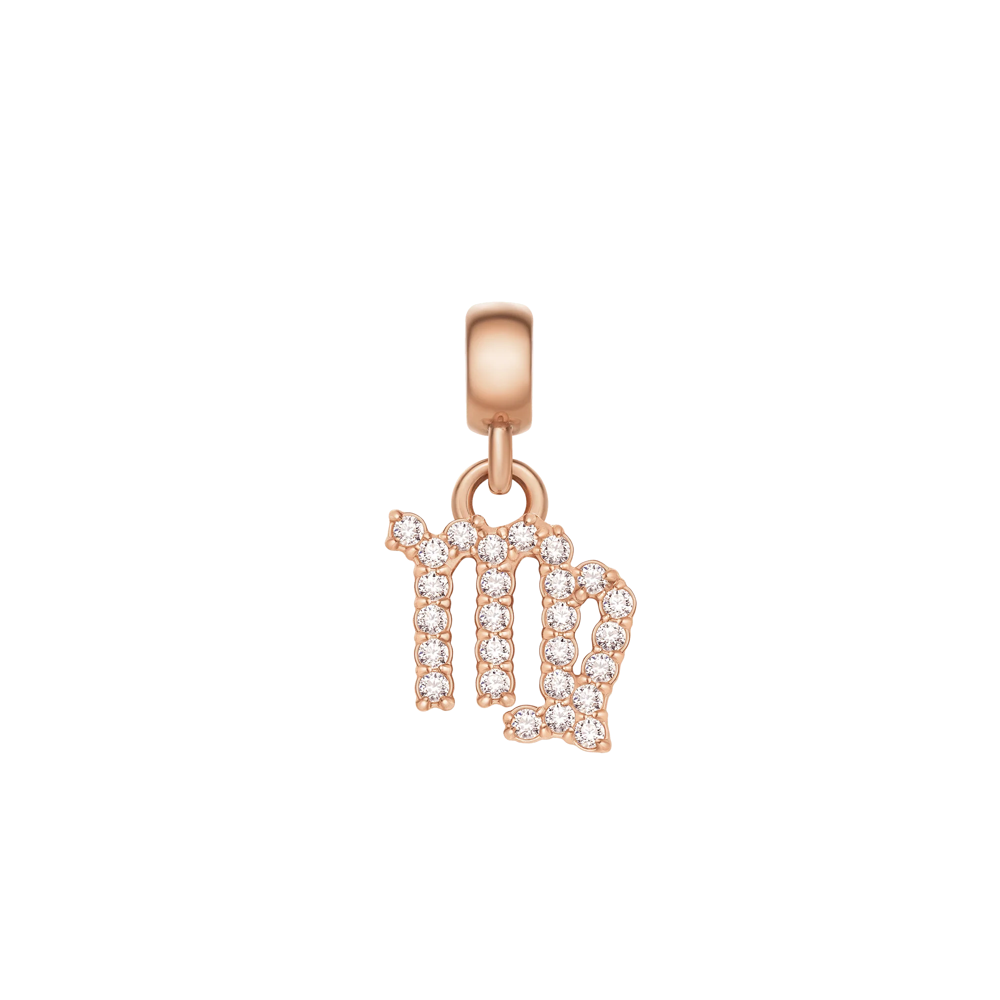 Crystal Zodiac Charm Rose Gold - Image 9