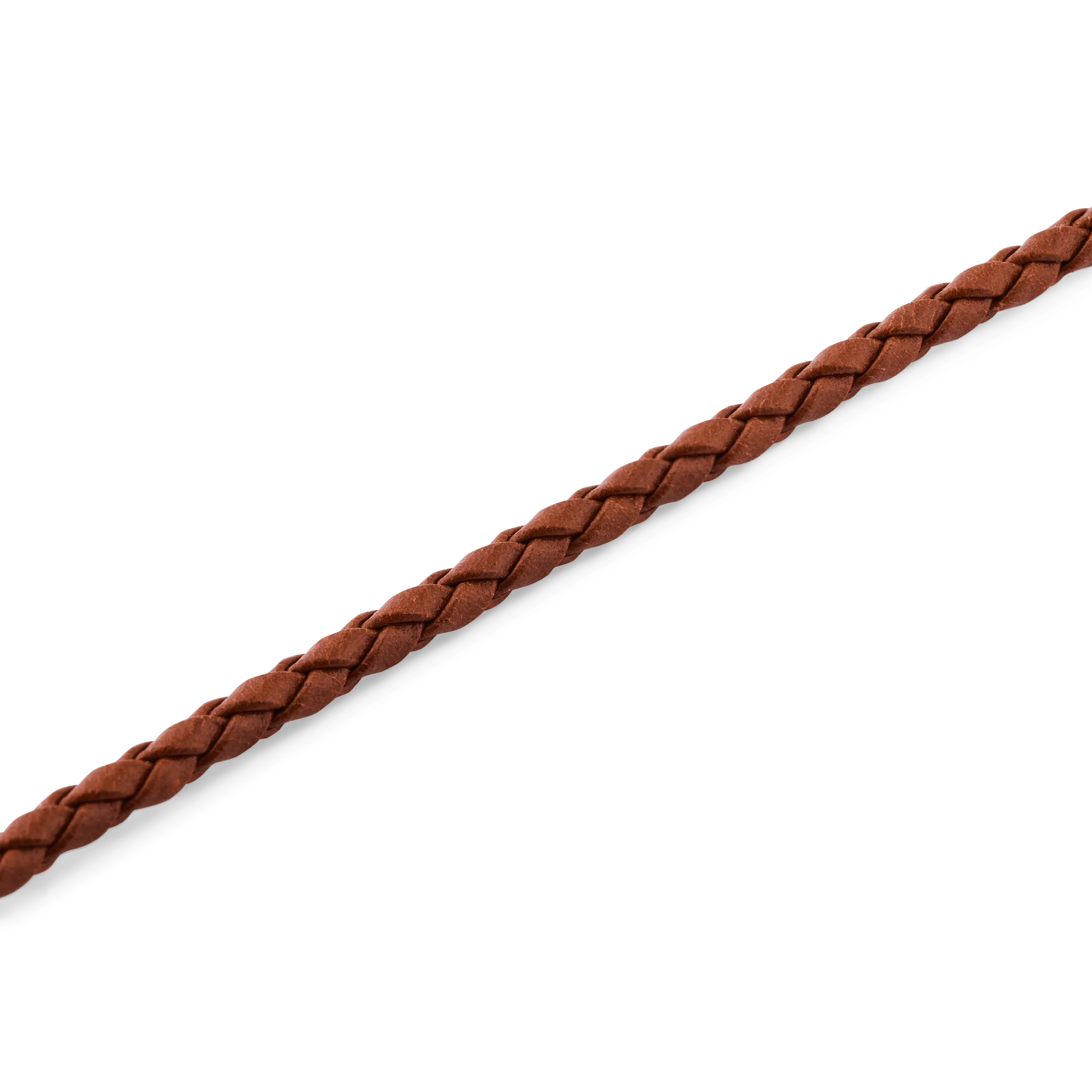 Daniel  Braided Leather Bracelet St Mawes 2.8 Gold - Image 3
