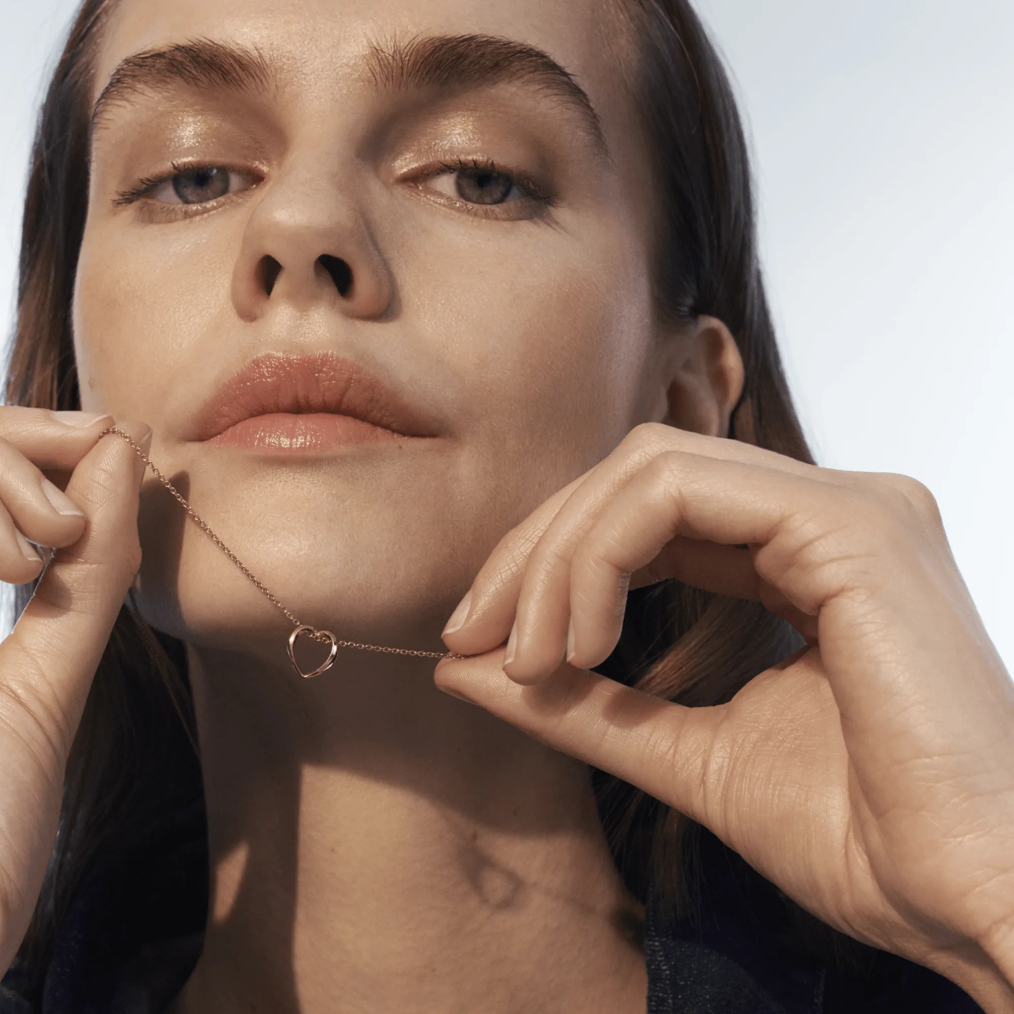 Elan Le Coeur Necklace Rose Gold - Image 3