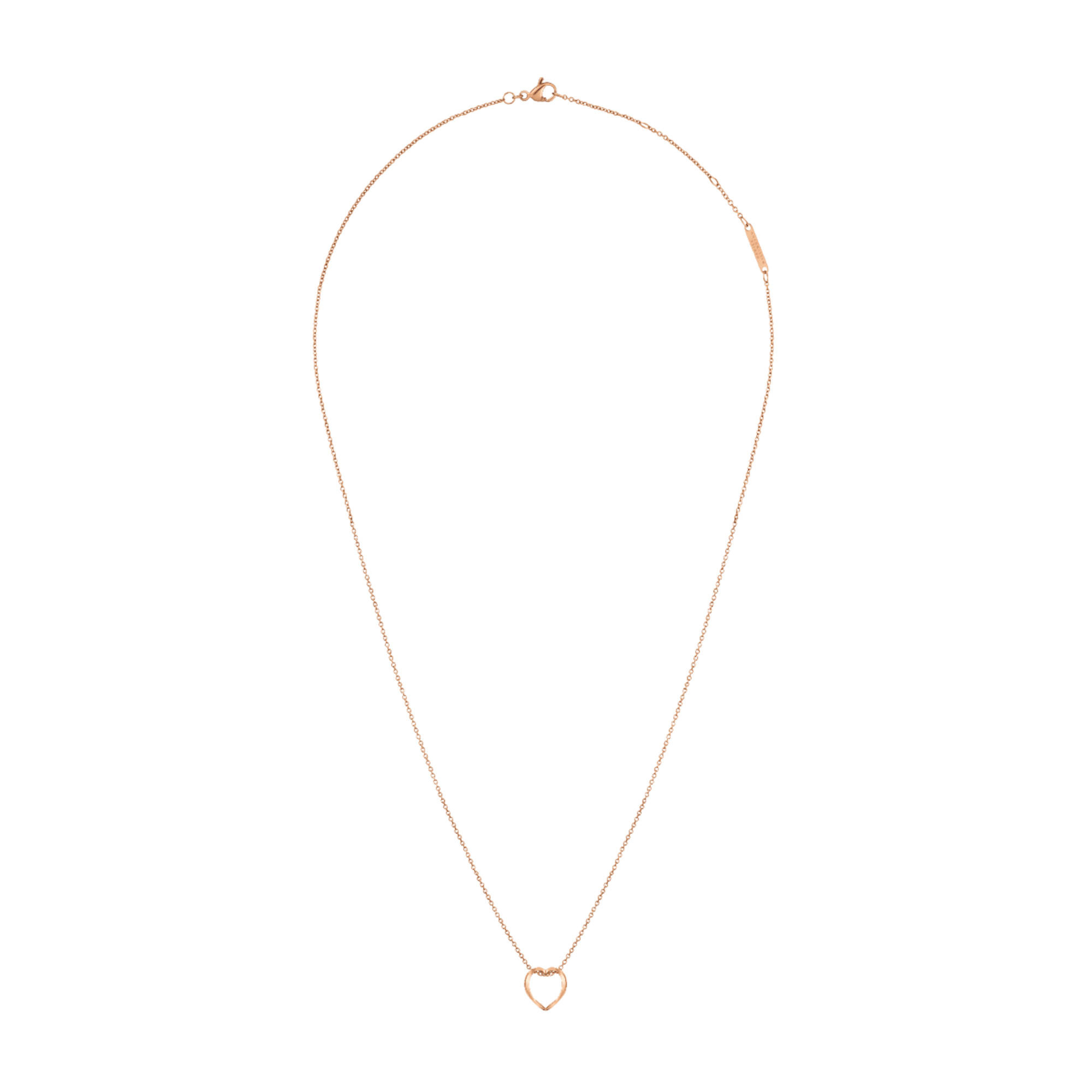 Elan Le Coeur Necklace Rose Gold - Image 4