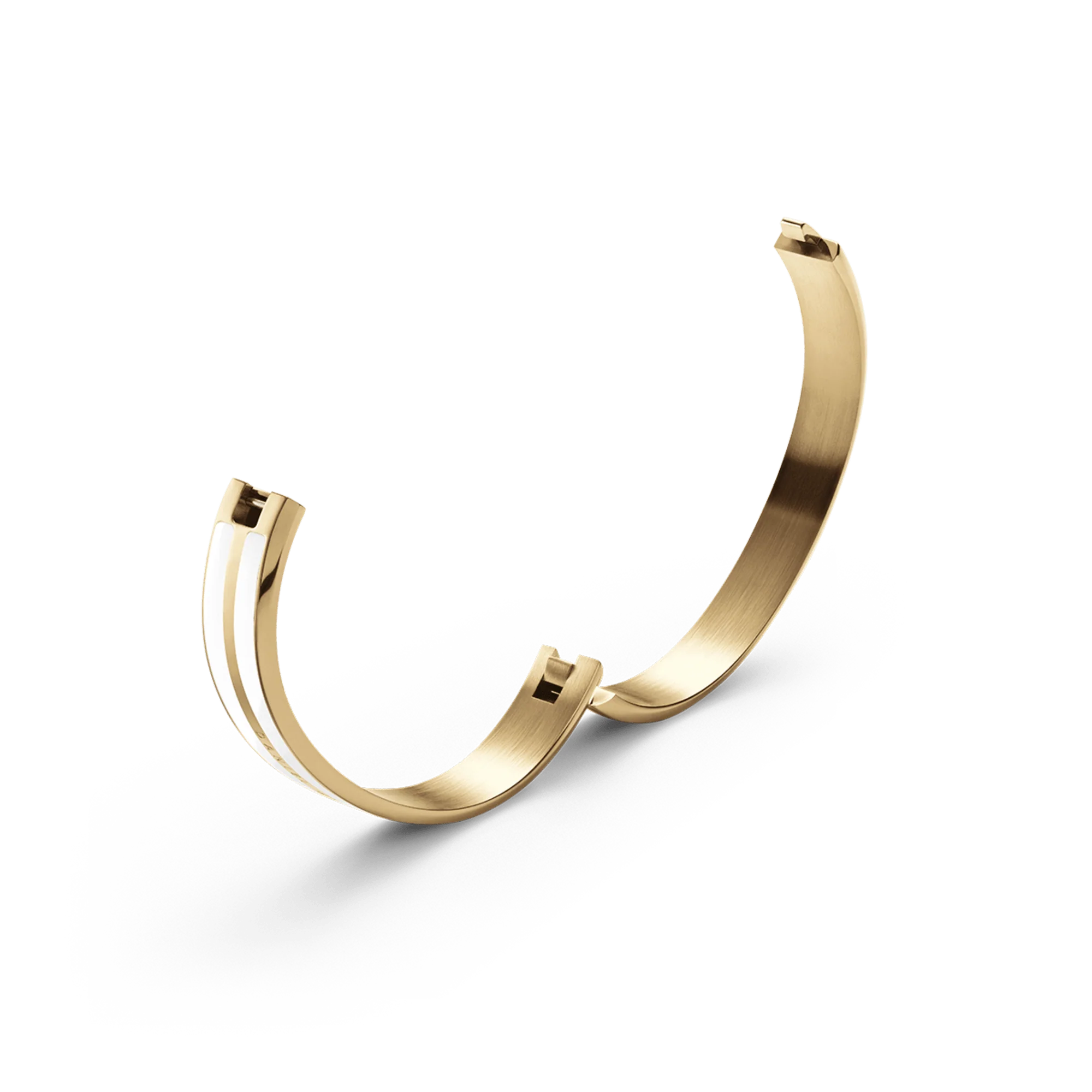Emalie Infinite Gold Satin White - Image 2