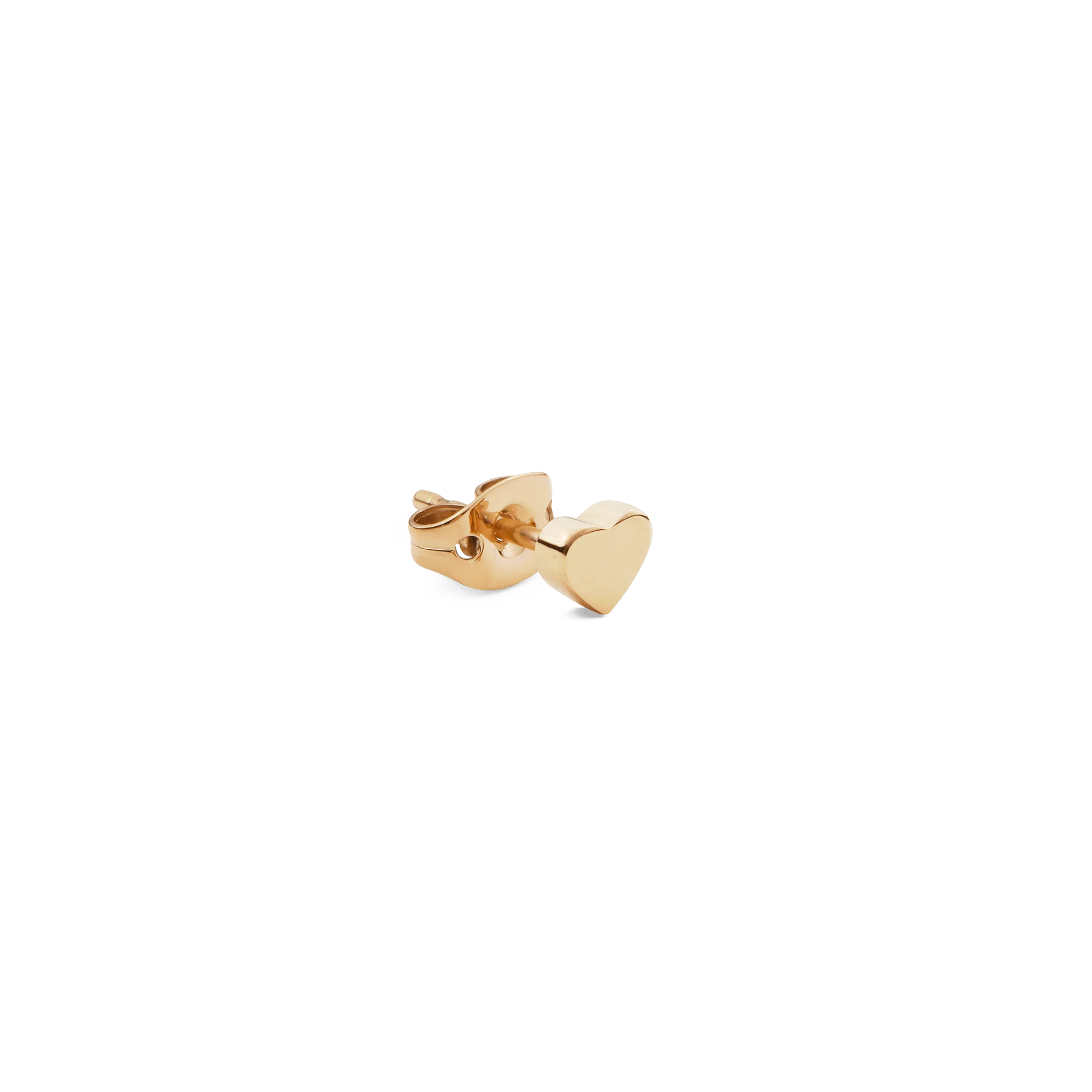 Heart Stud Gold - Image 3