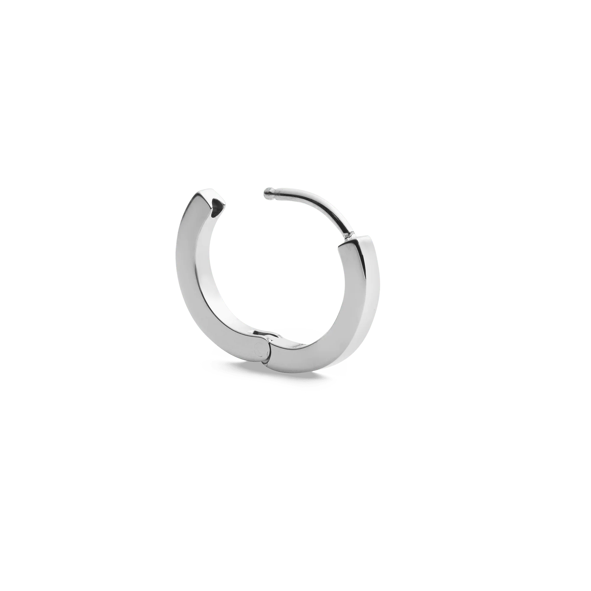 Hoop Earring Silver - Image 3