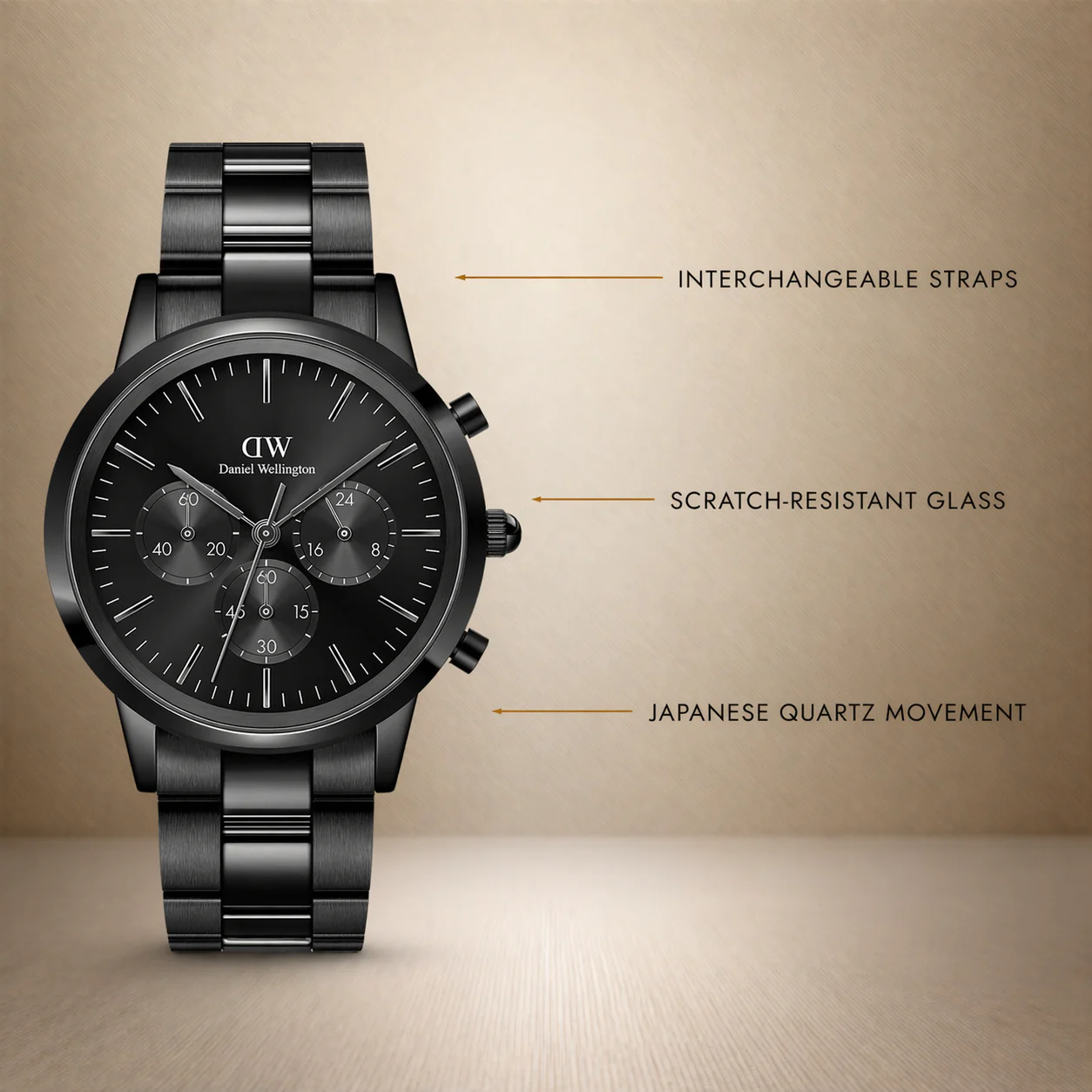 Iconic Chronograph Link Onyx B - Image 3