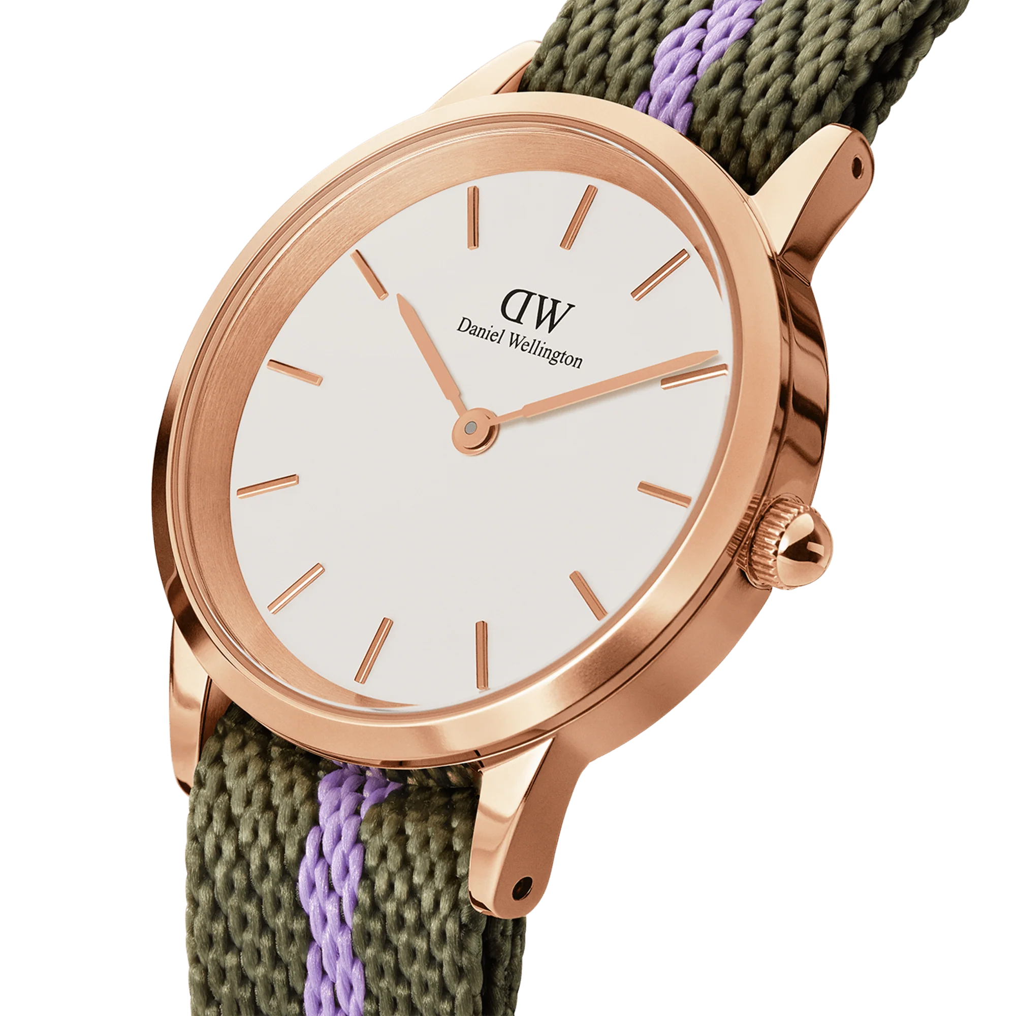 Iconic NATO Green/Purple Rose Gold - Image 2