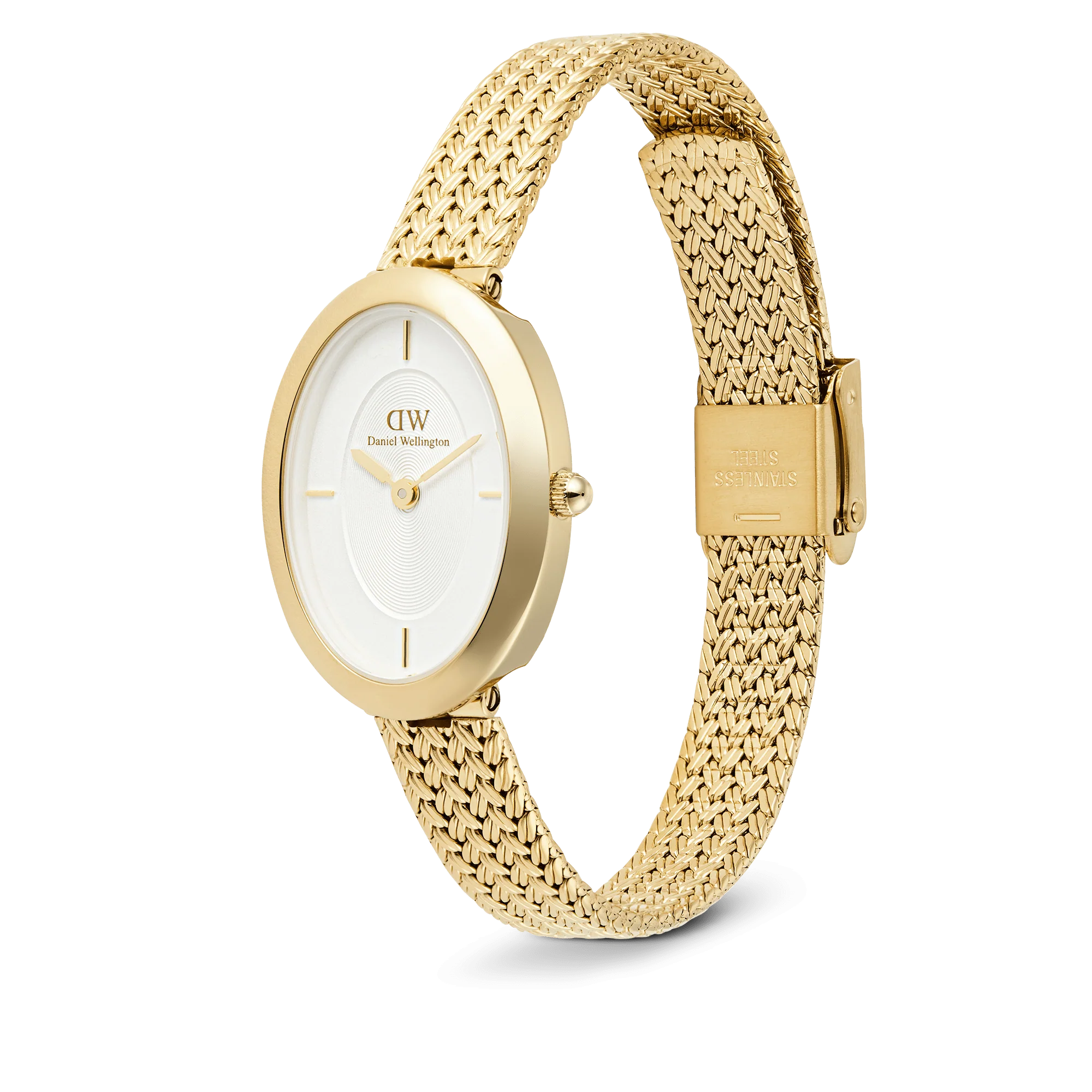 Juliette Braided Mesh White Sunray Gold - Image 4