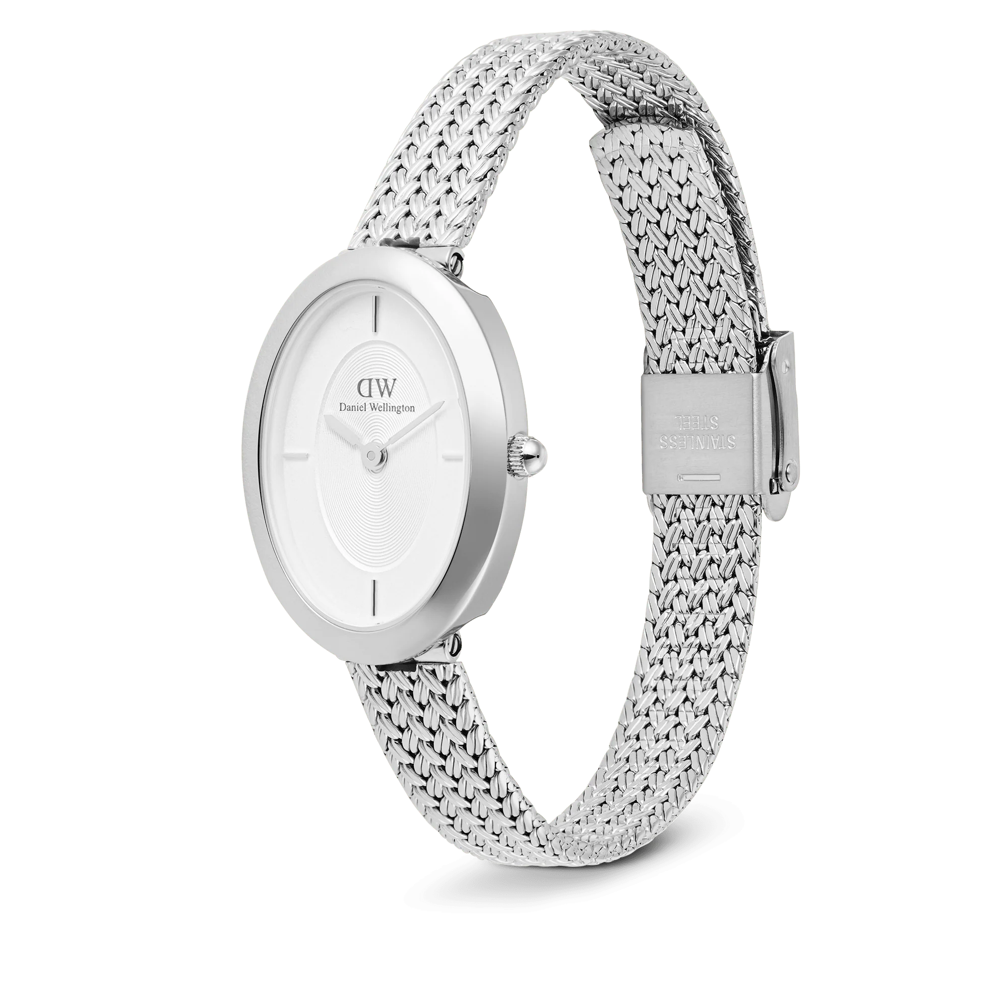 Juliette Braided Mesh White Sunray Silver - Image 3
