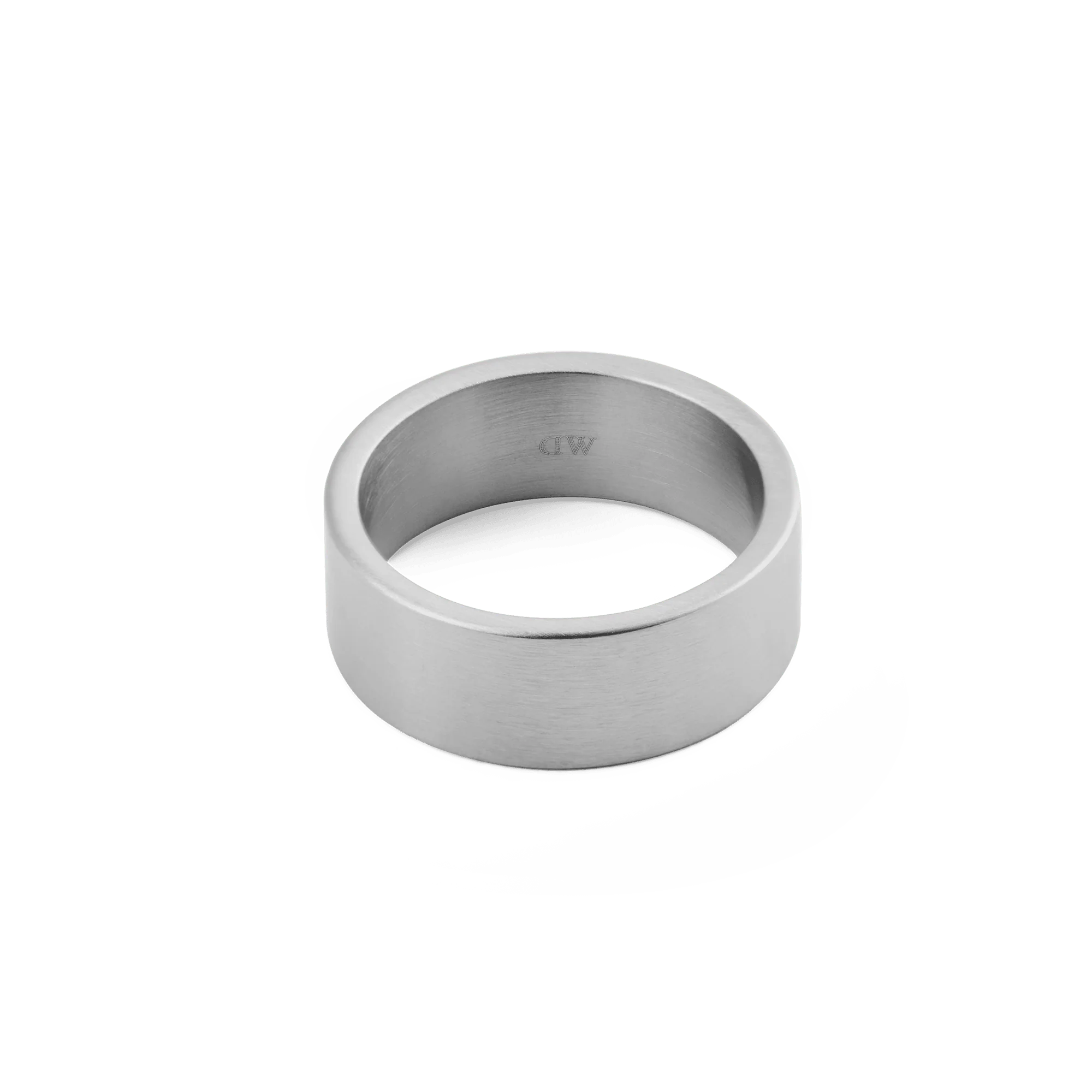 Line Ring Brushed Silver 8mm - Image 4