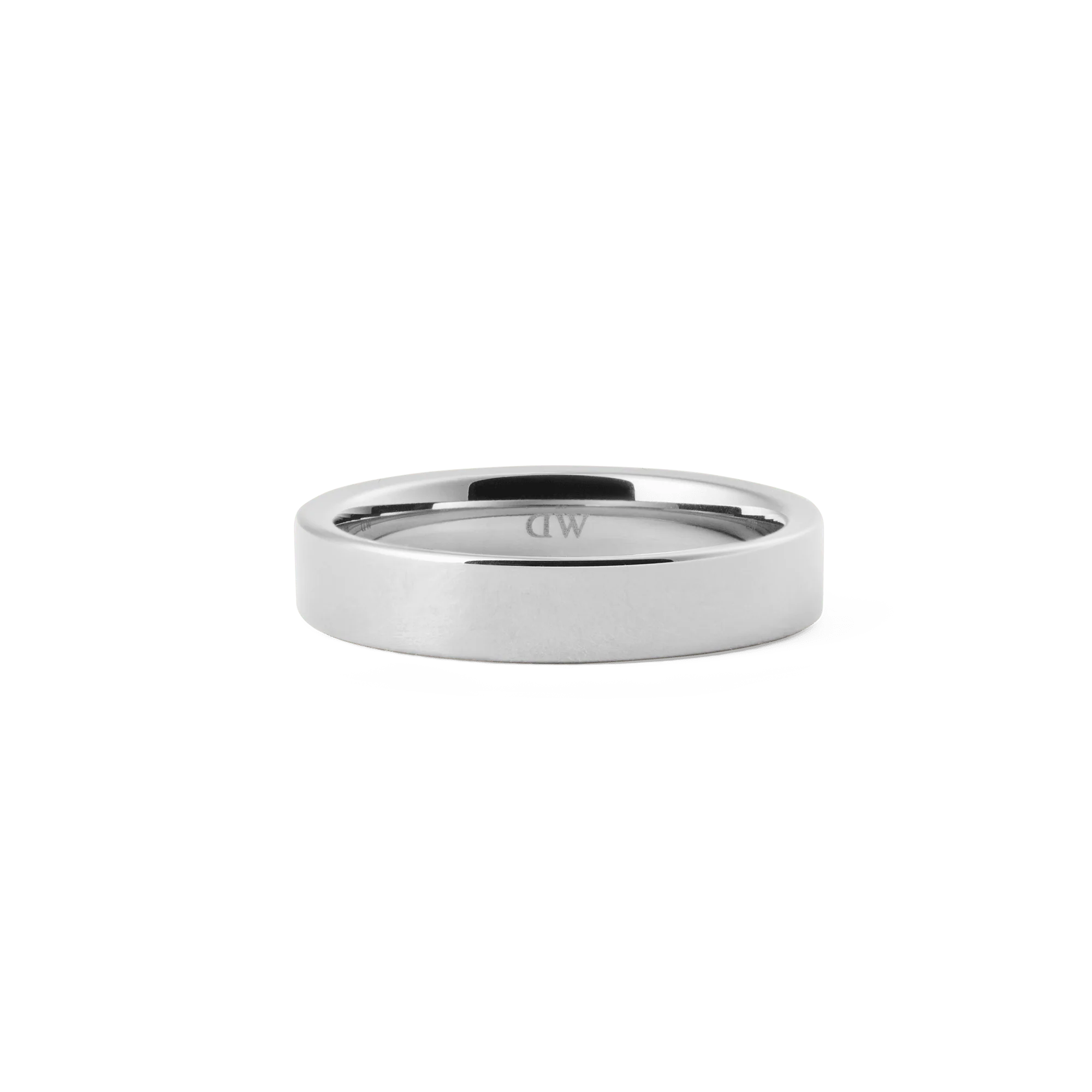 Line Ring Polished Silver 4.5mm - Image 3