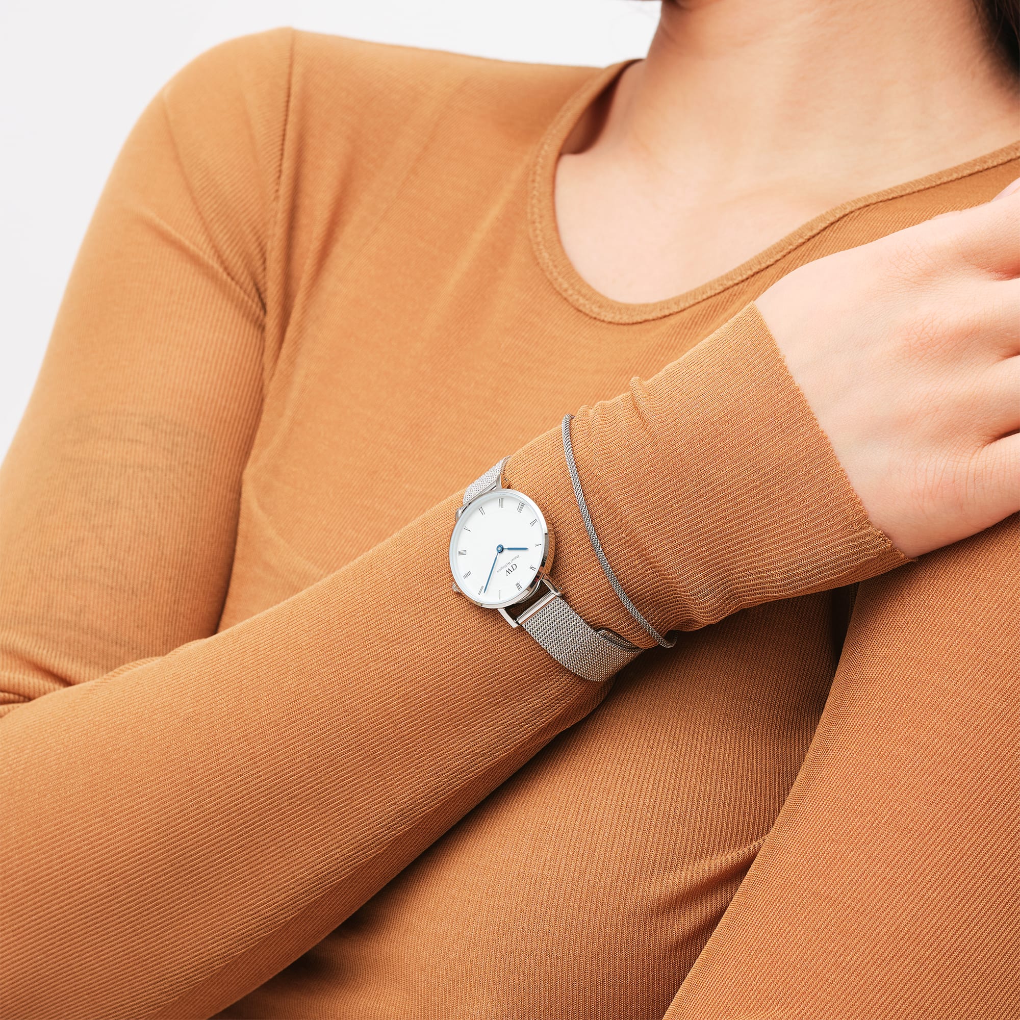 Tide Mesh Bracelet Sterling 1.8 - Image 2