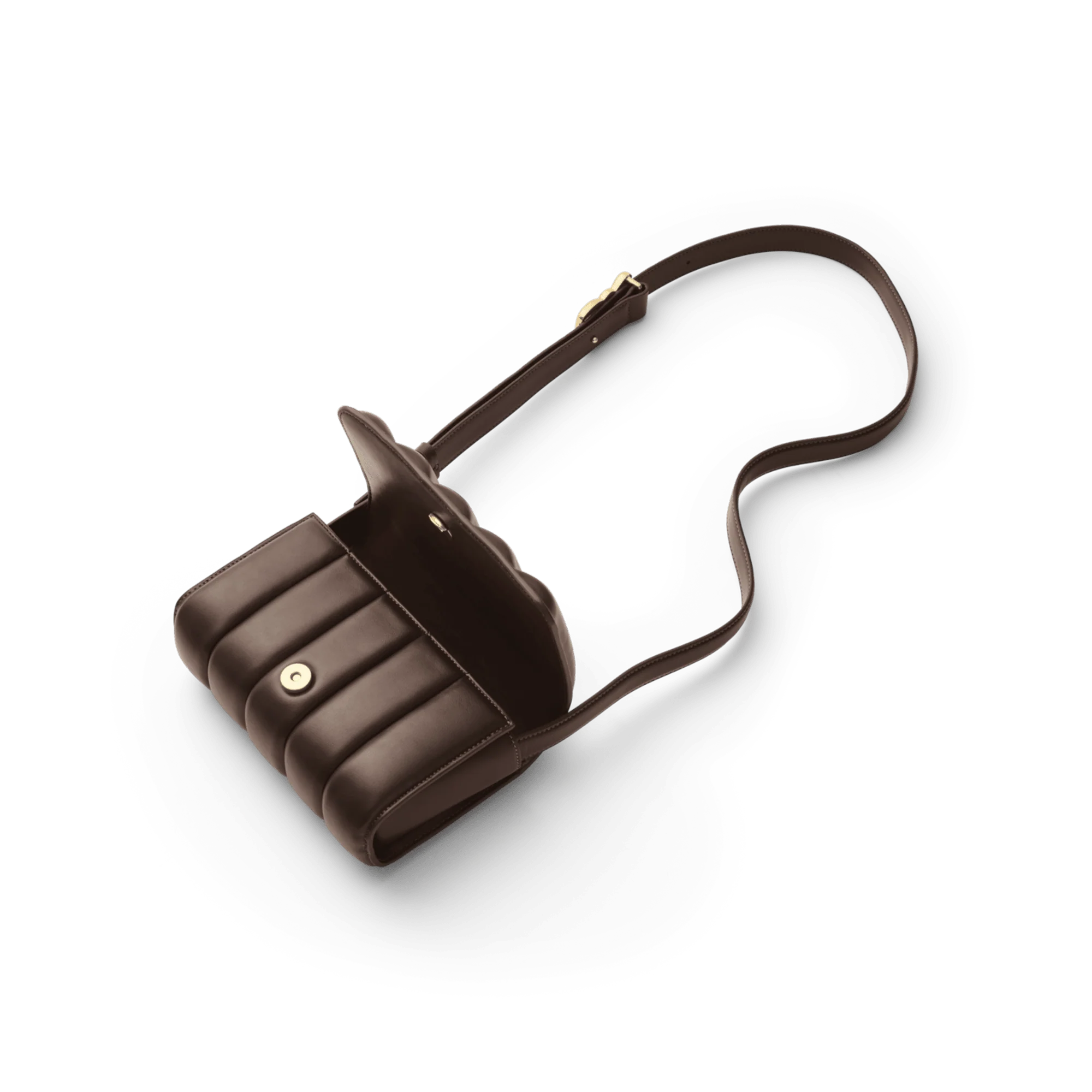 Mini Sadie Bag Brown Brown - Image 3