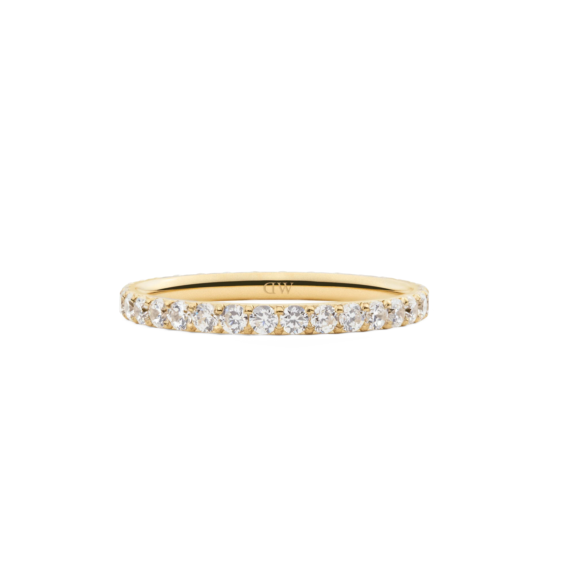 Mirelle Eternity Ring Gold 2mm - Image 3